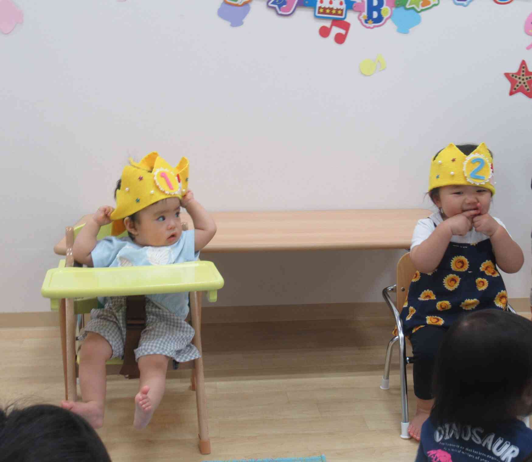 8月生まれのおともだちのお誕生会☆