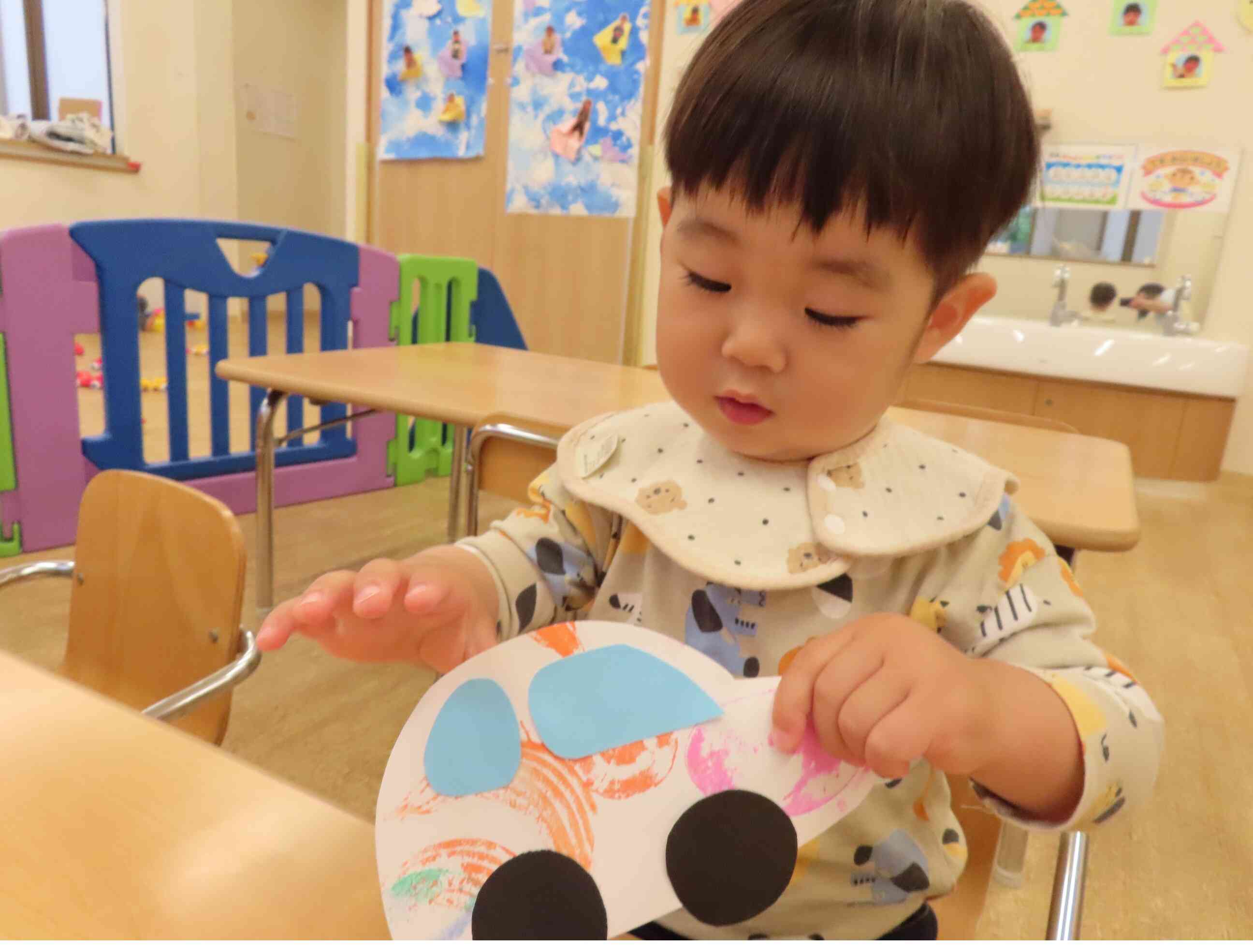 5月の製作（乗り物　1・2歳児）