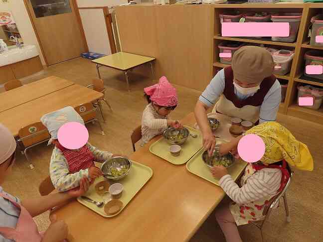 スイートポテト作り