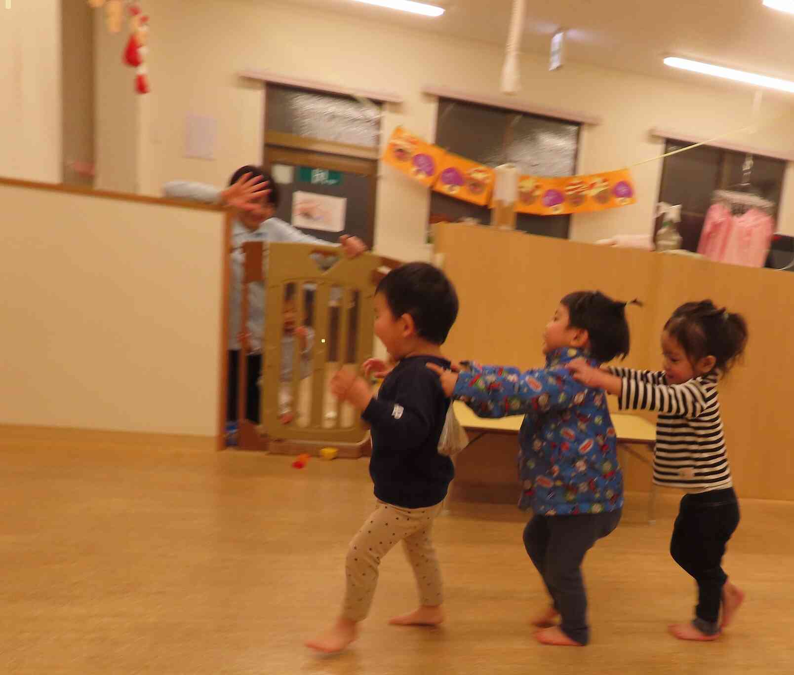 お友だちと一緒に！