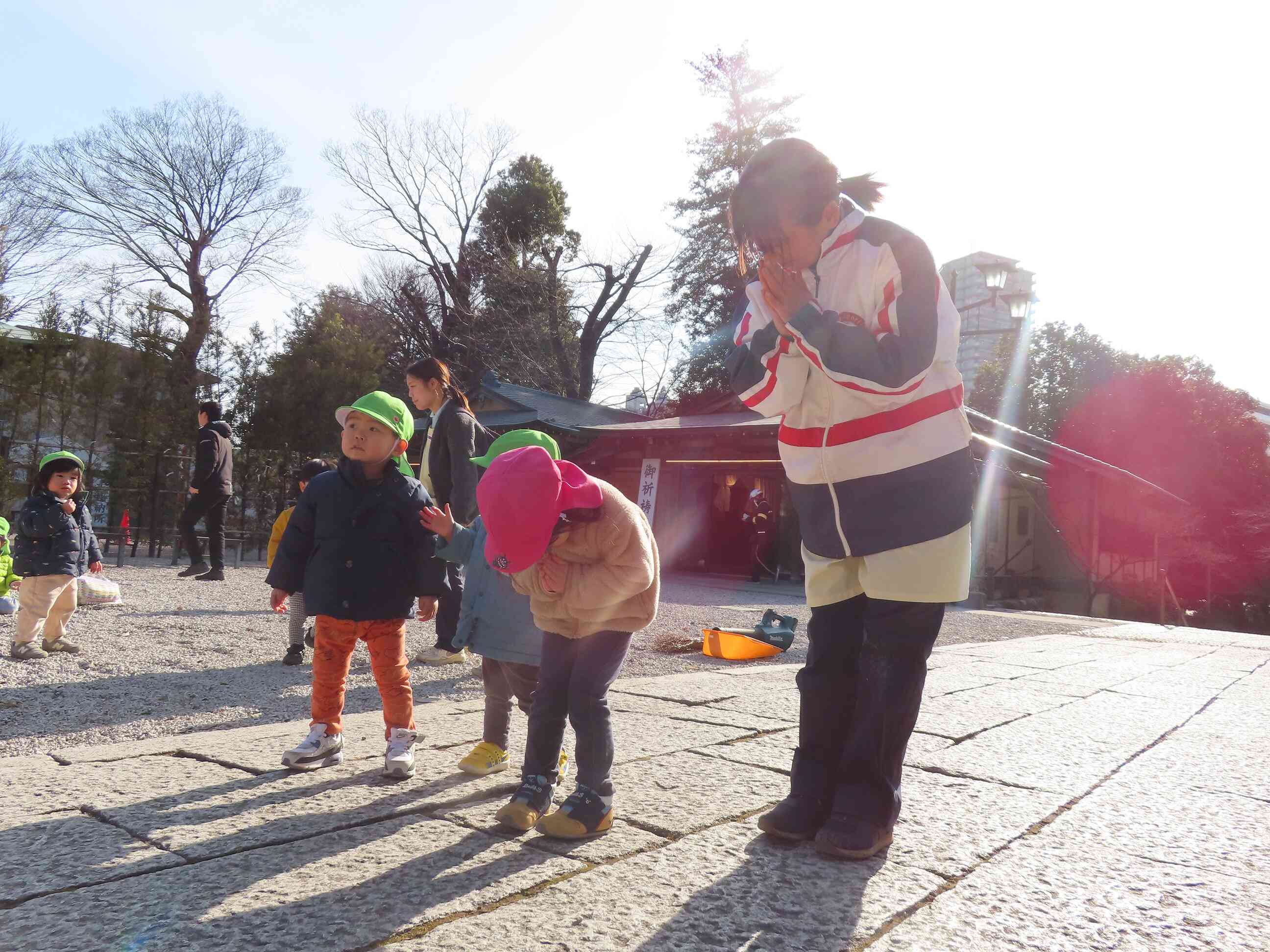初詣（神明社へ）