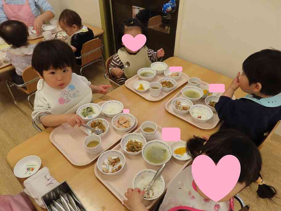 もりもり食べるよ！完了食！