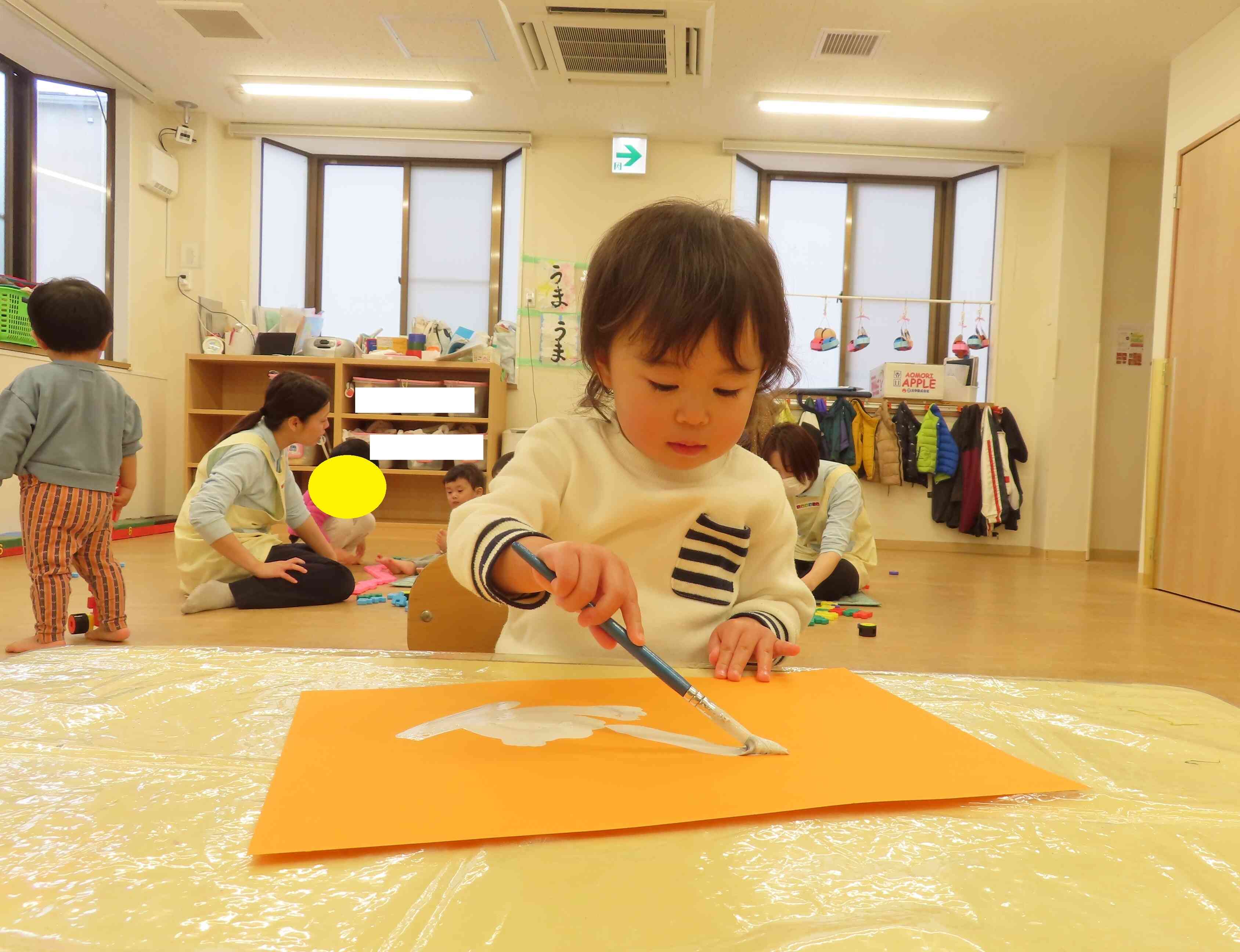 筆をたくさん動かして・・