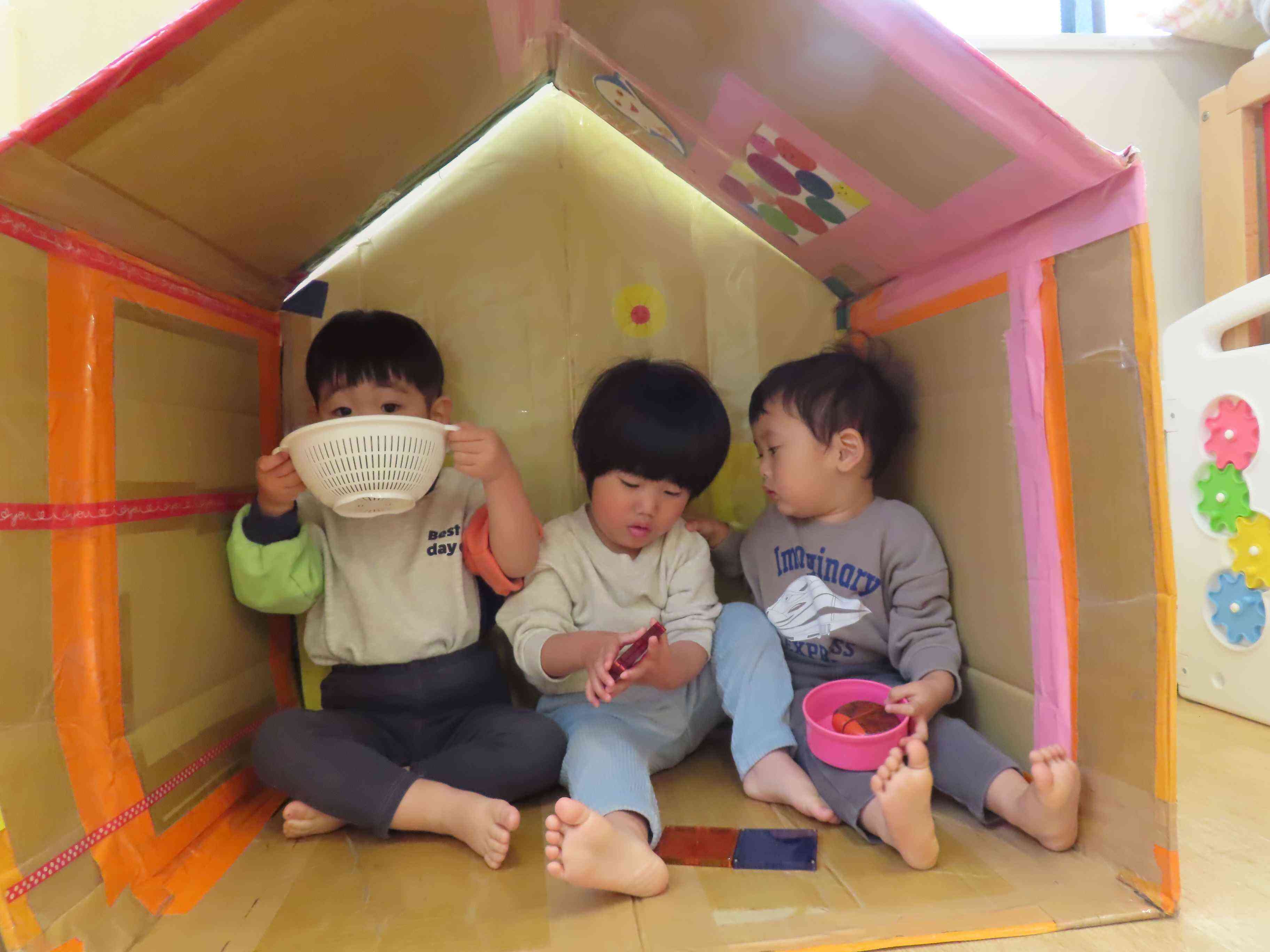 先生手作りのおうちでおままごと♡