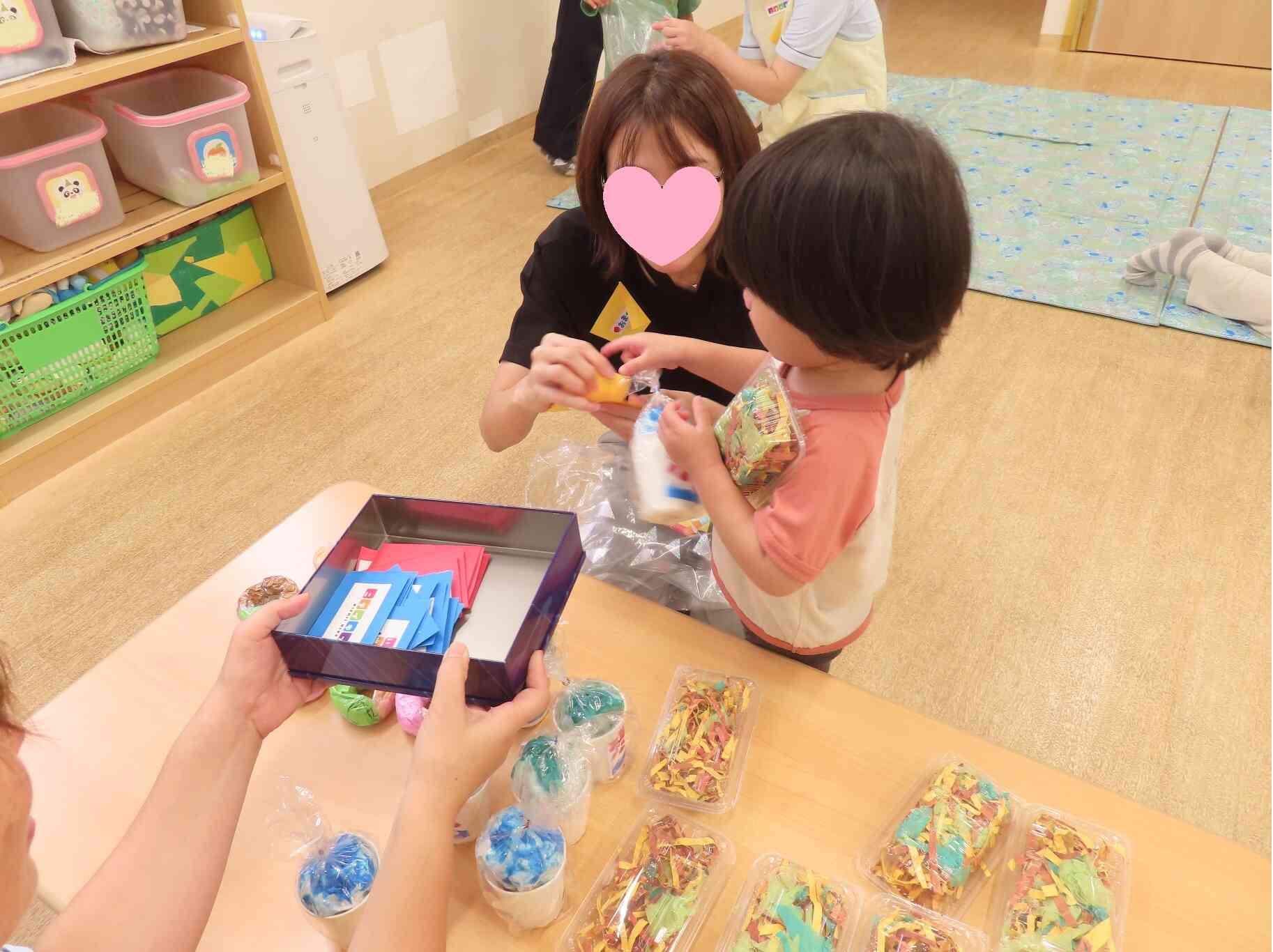 ママと屋台でお買い物