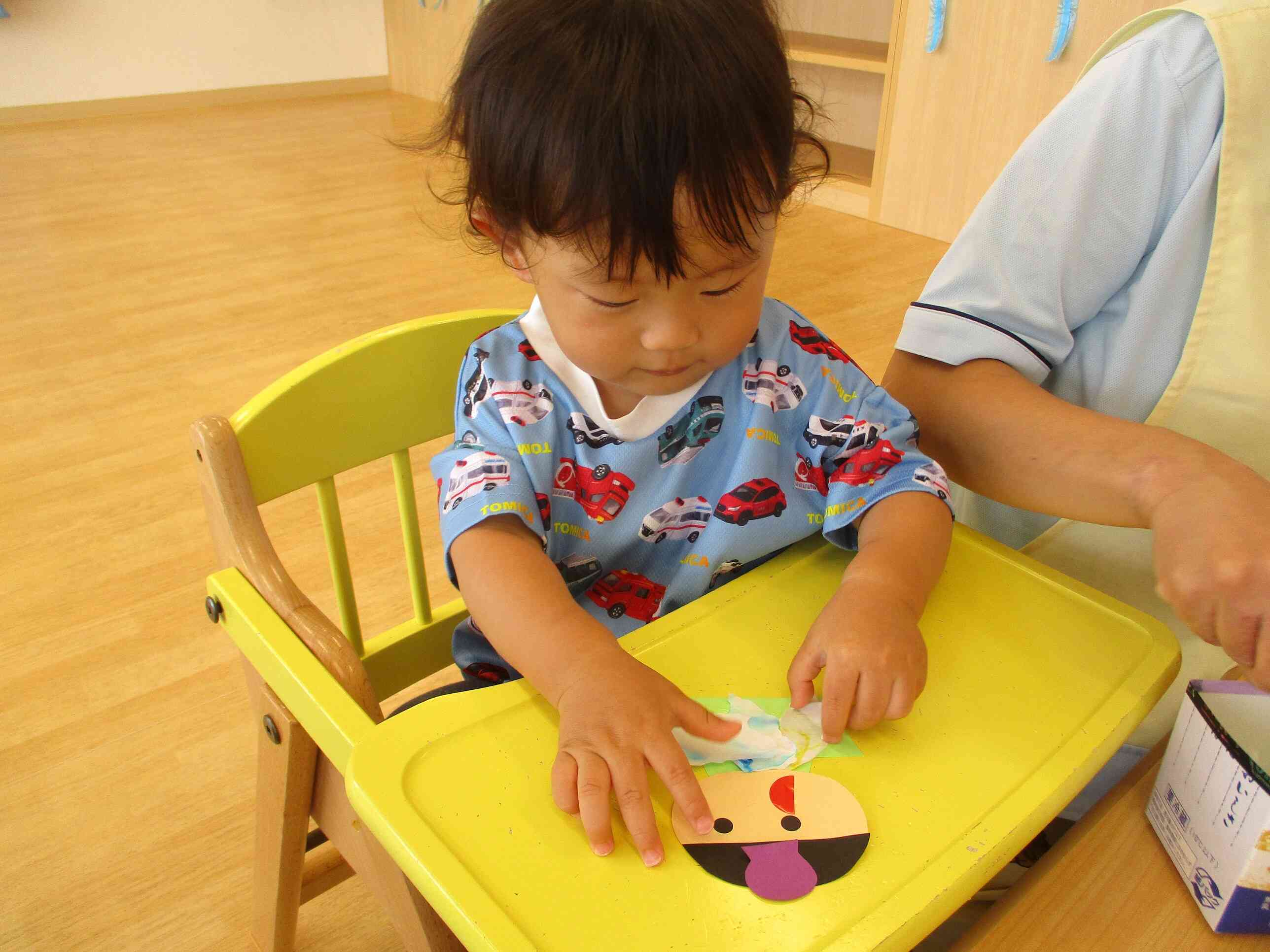 0歳児さんもがんばりました！