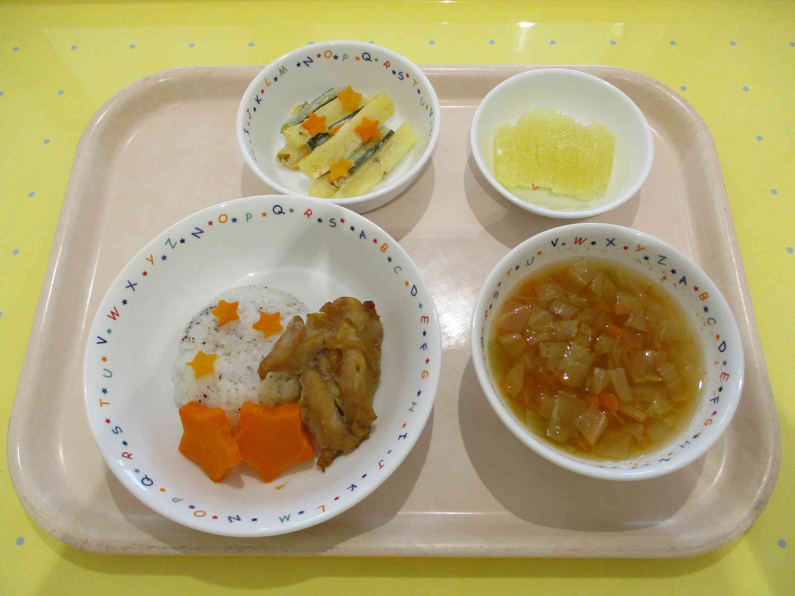 7月7日(月)　たなばた給食　～幼児食～