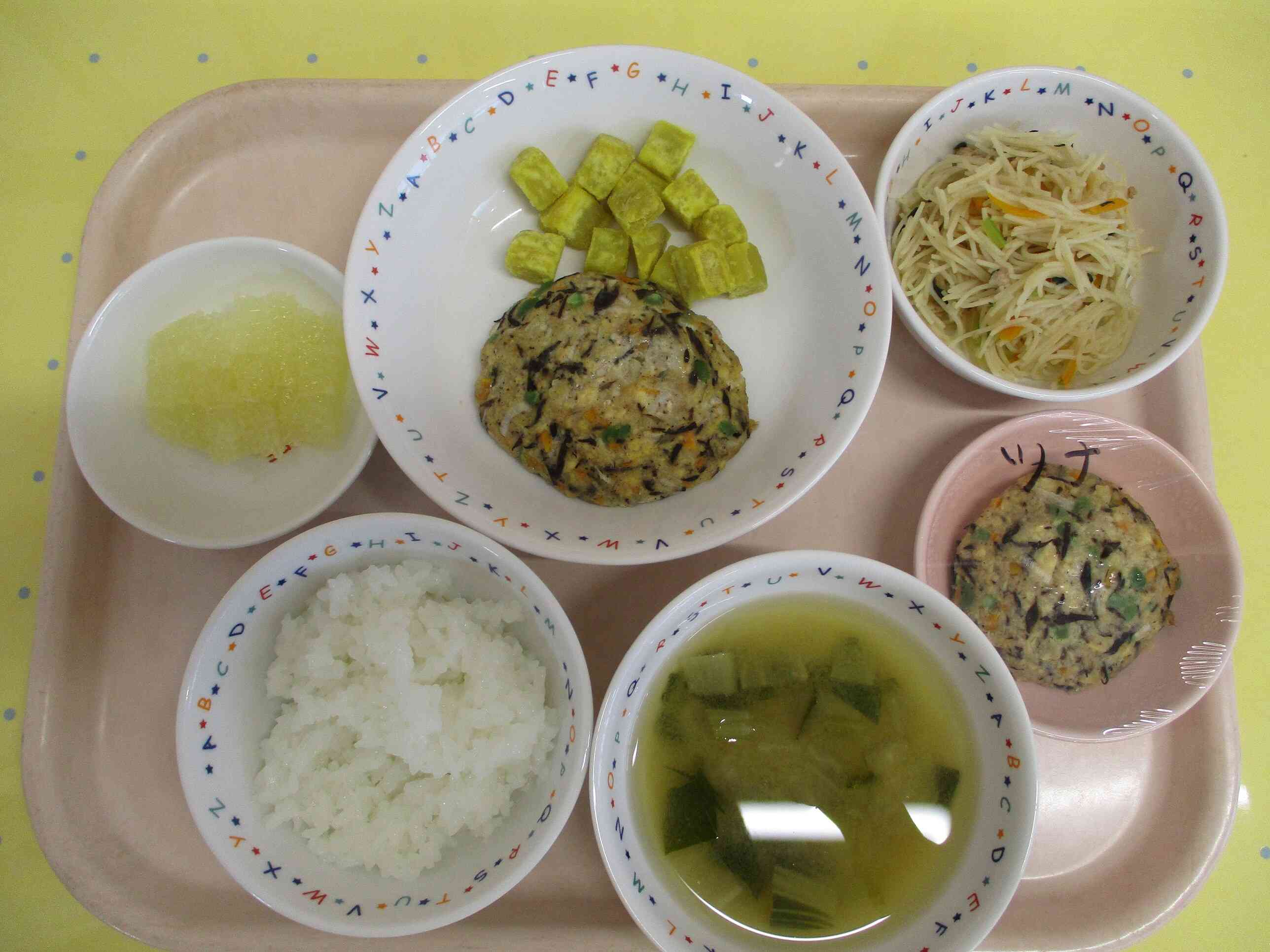 9月8日(月)の給食　幼児食