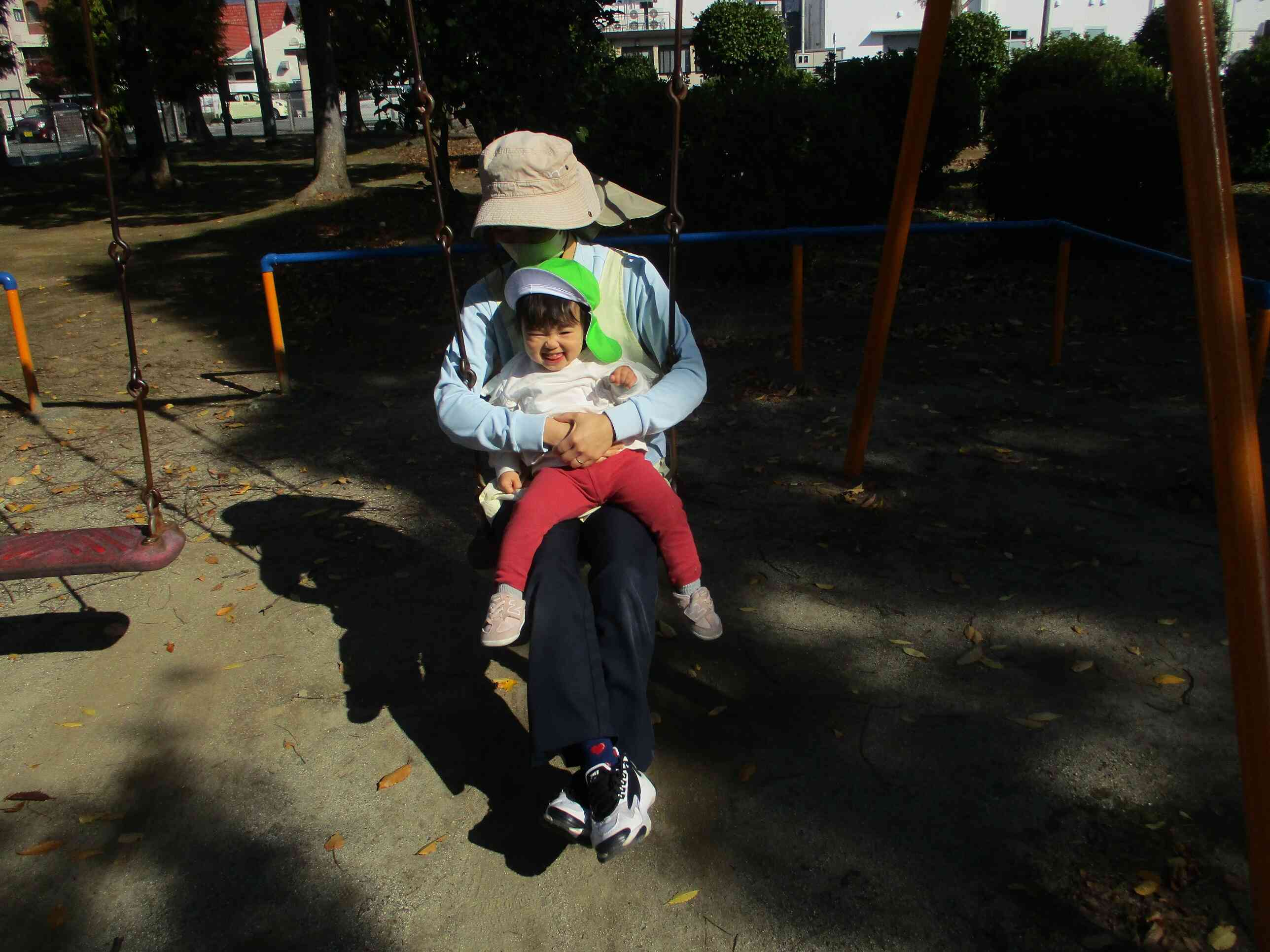ブランコ大好き！！