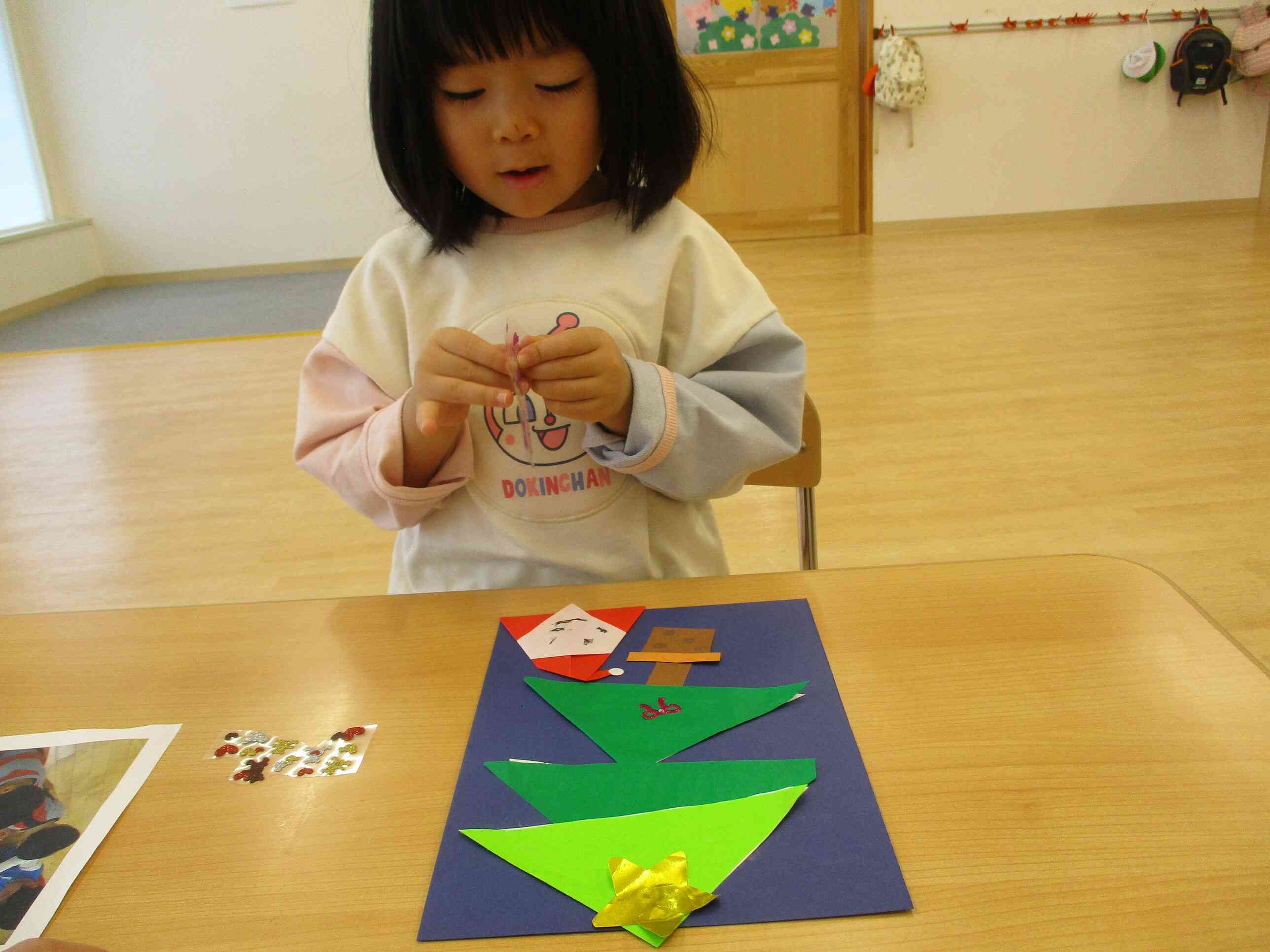 クリスマス製作をしたよ♪