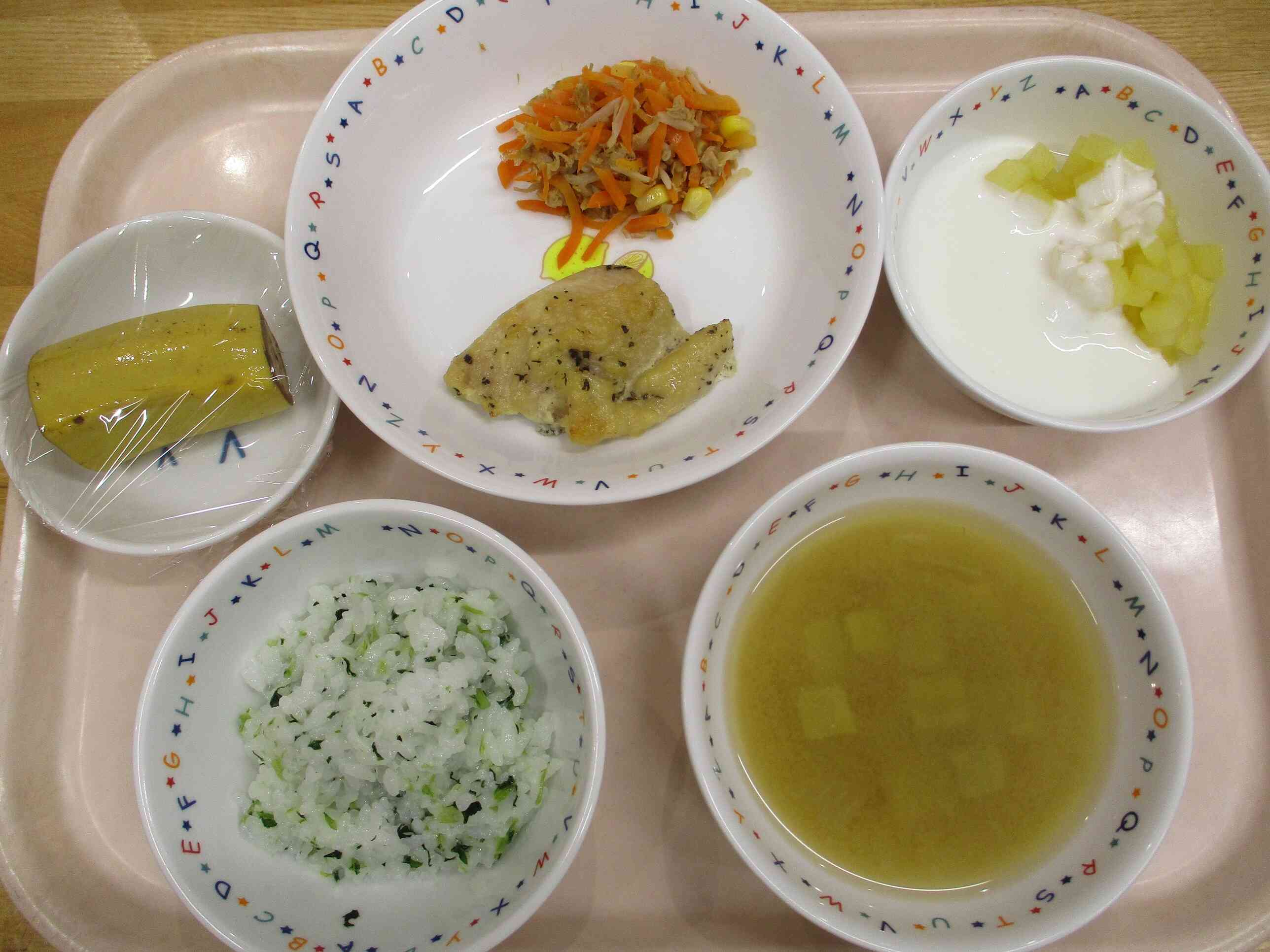 1月21日の給食　幼児食