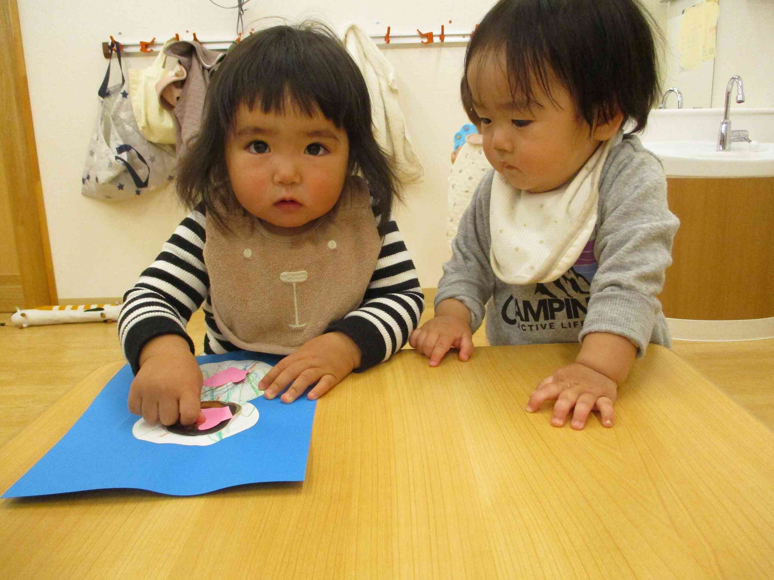 ワタシのお顔の雪だるまさん