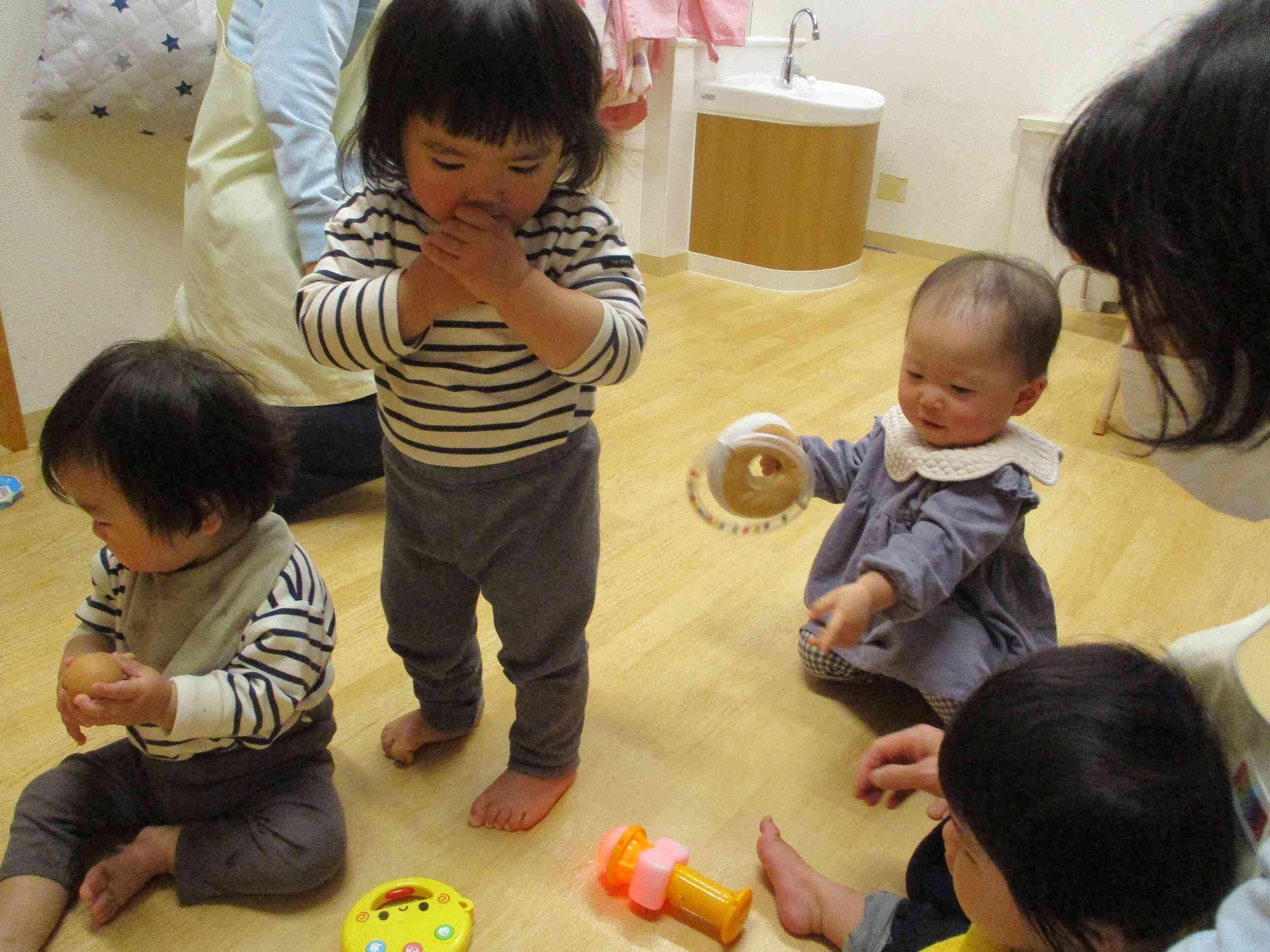 午睡から目覚めて