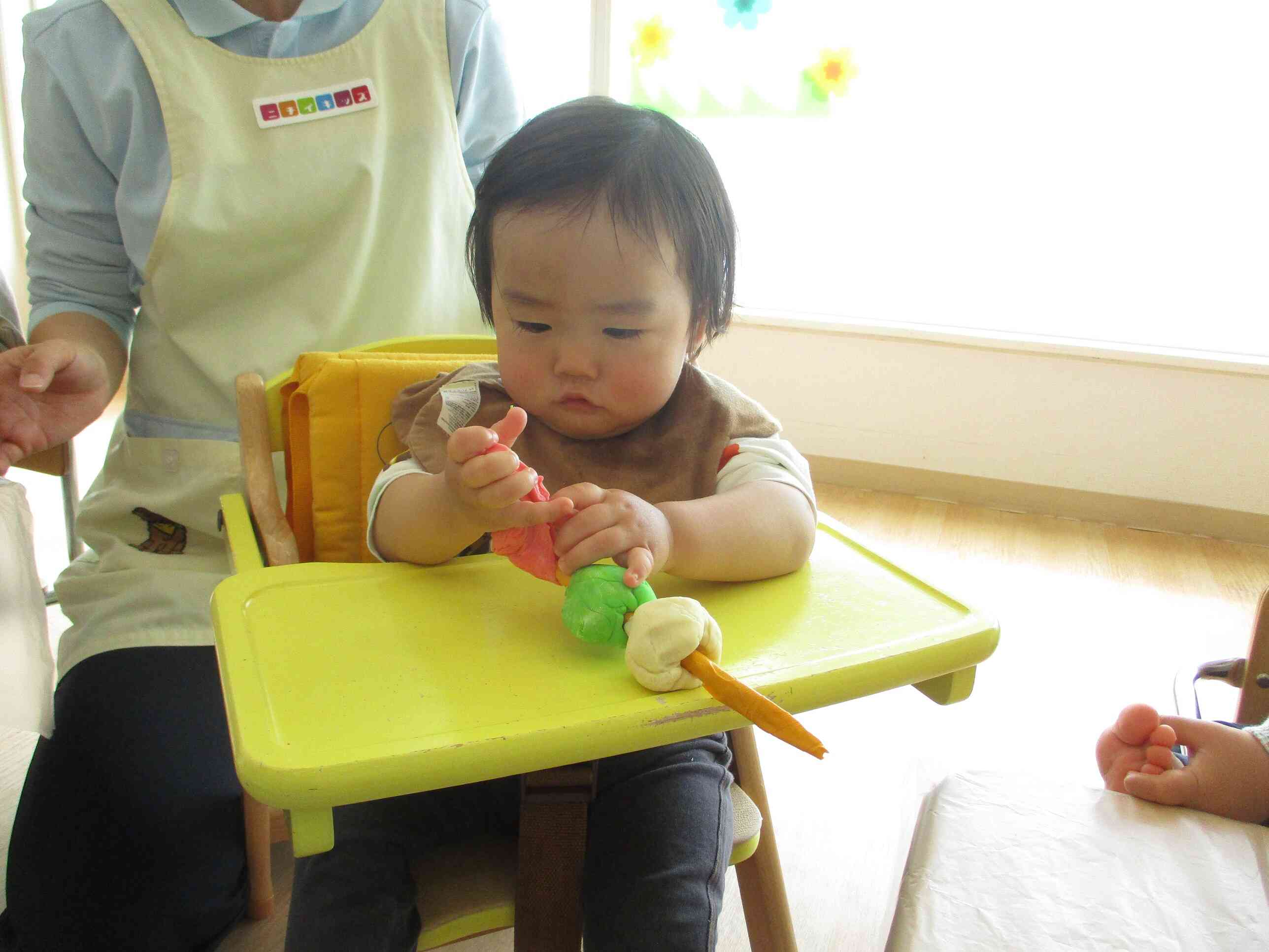 3月の食育～三色団子作り～