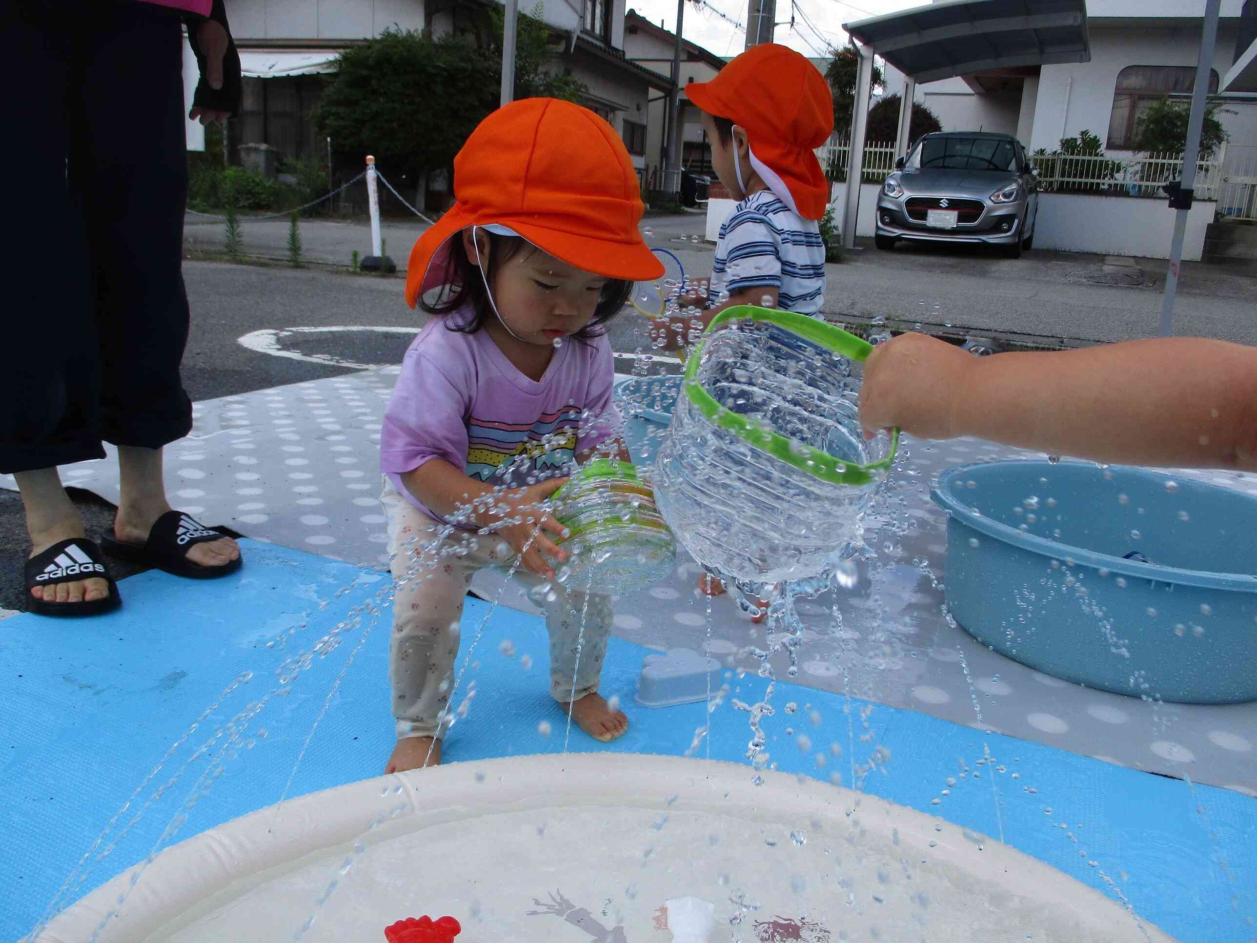 水あそび大好き！