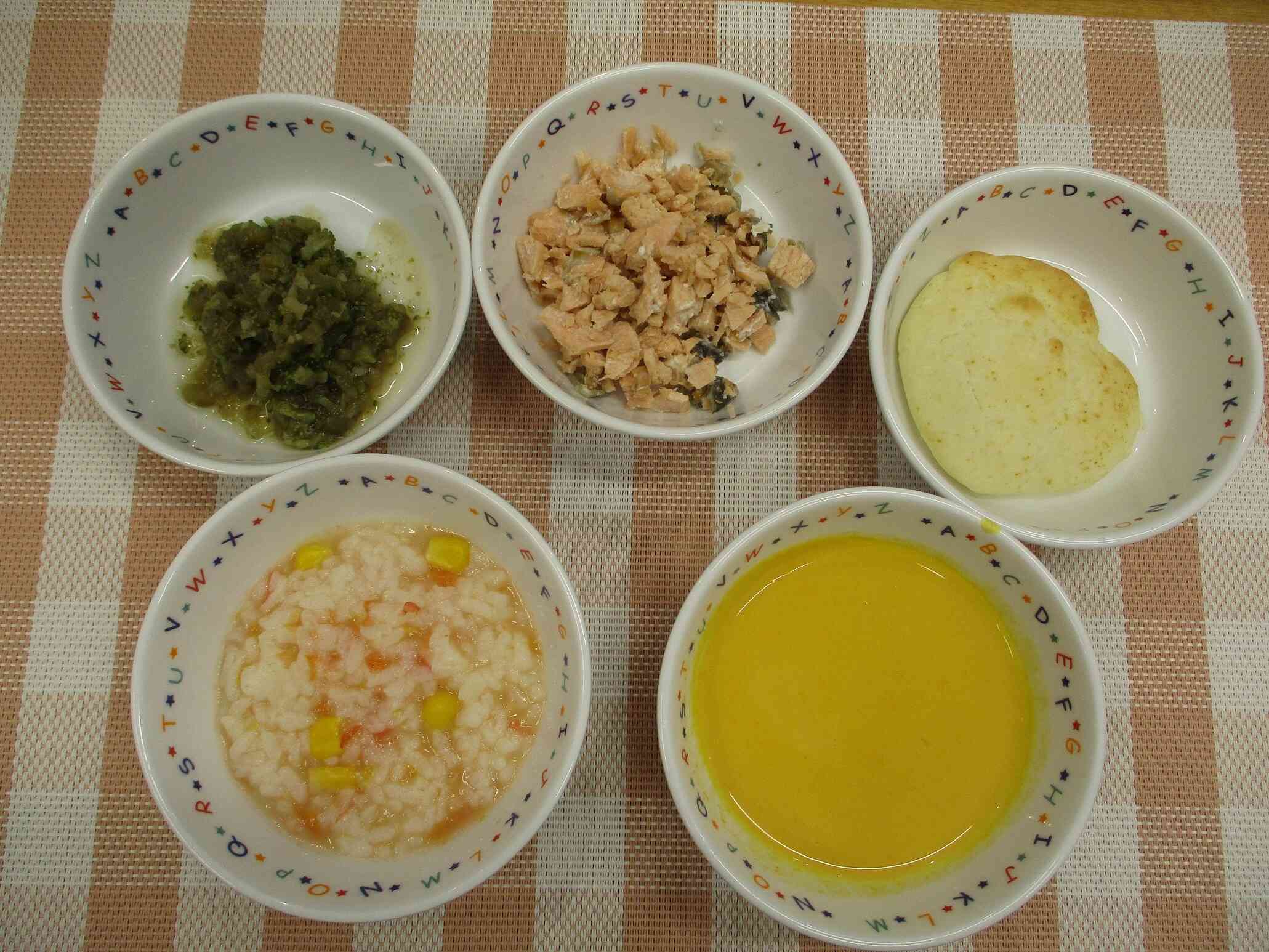 ７月９日(木)の給食　離乳食(後期食)