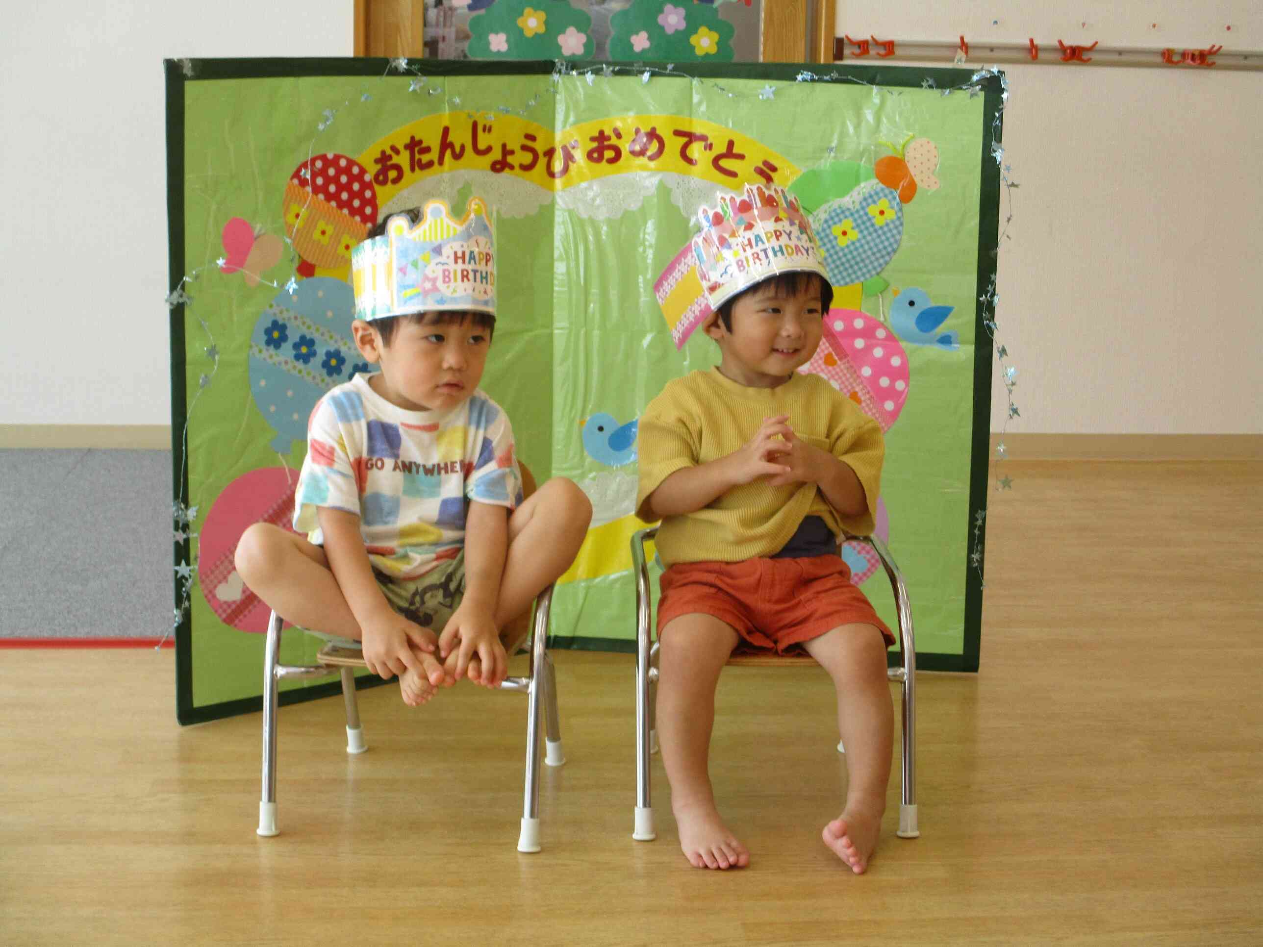 8月のお誕生日会