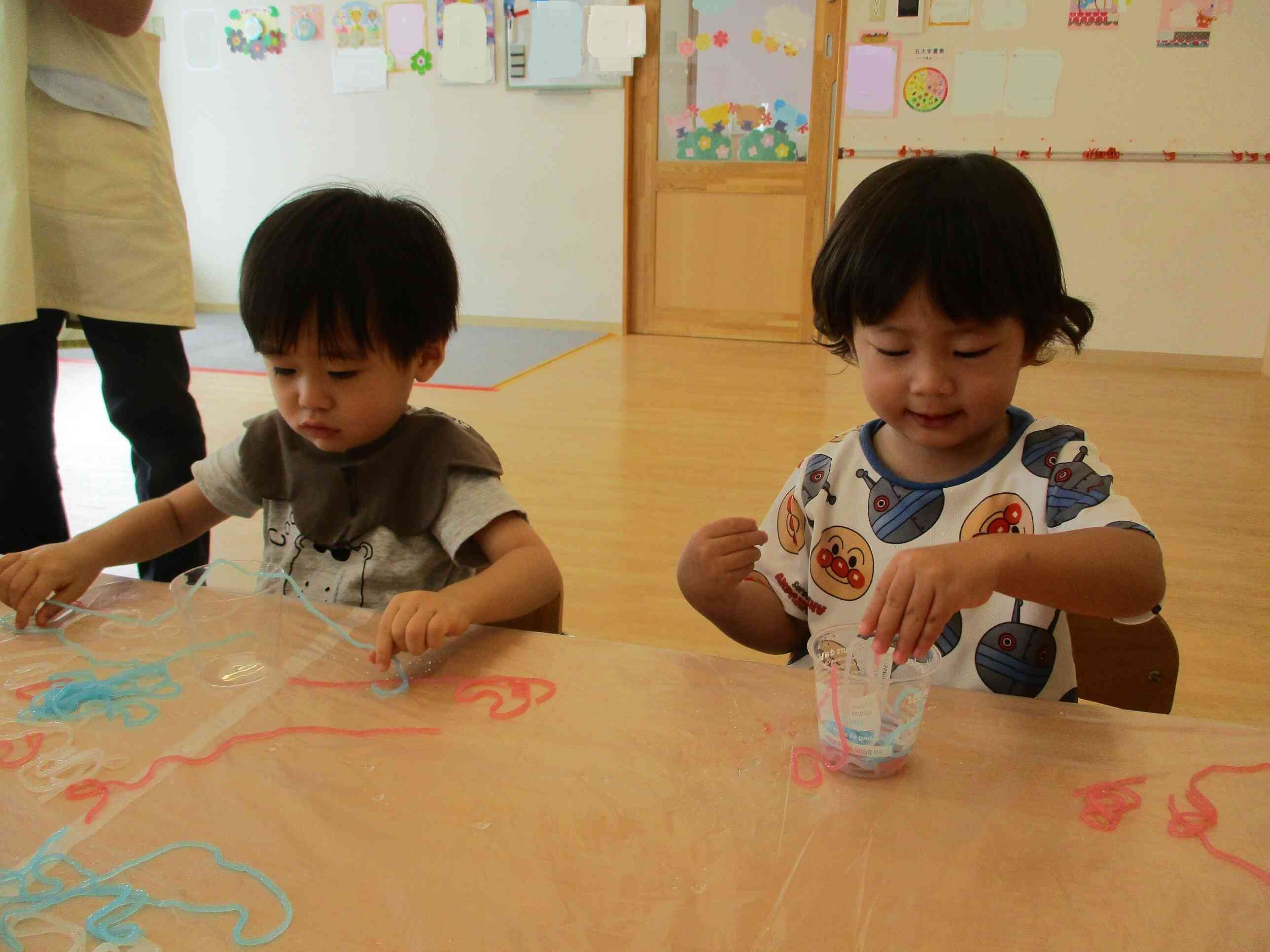 楽しくって、夢中です