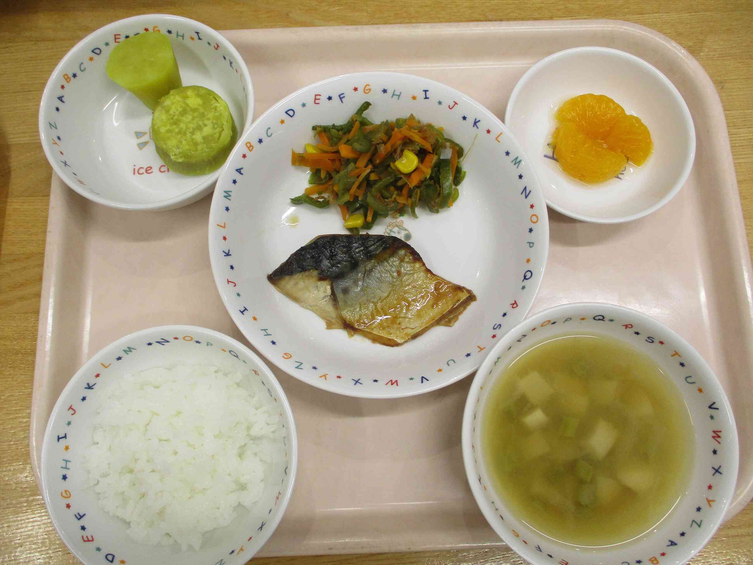 ９月１０日(木)の給食　幼児食