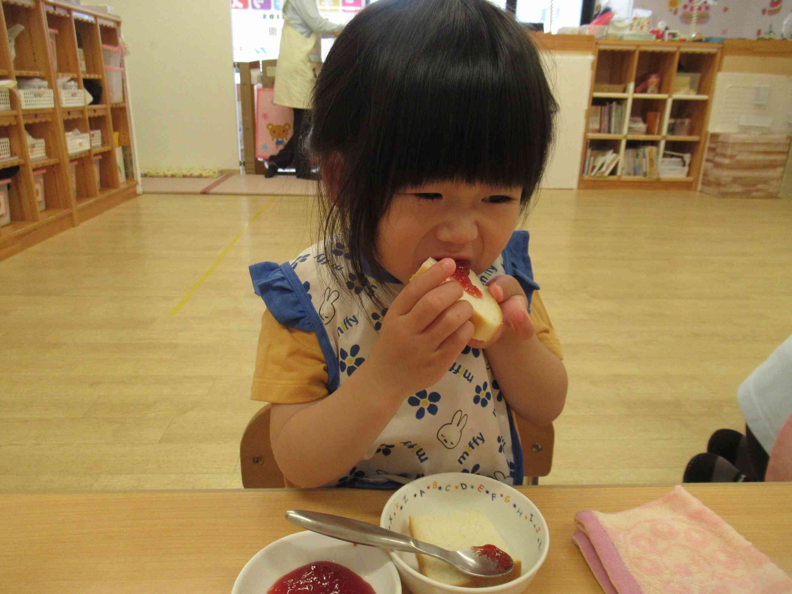 みんなで作ったいちごジャムは格別だね