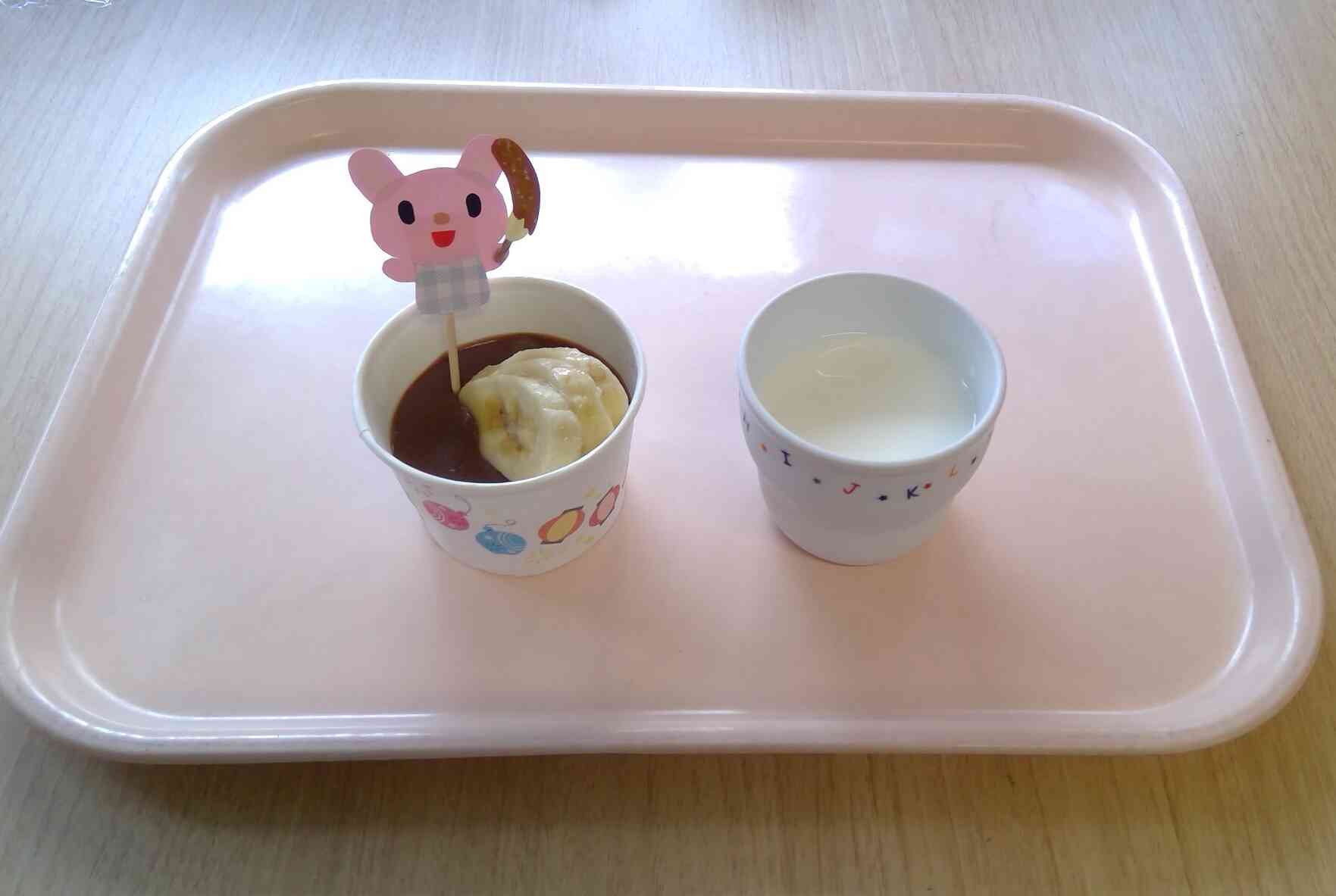 7月25日のおやつ（なつまつりメニュー）