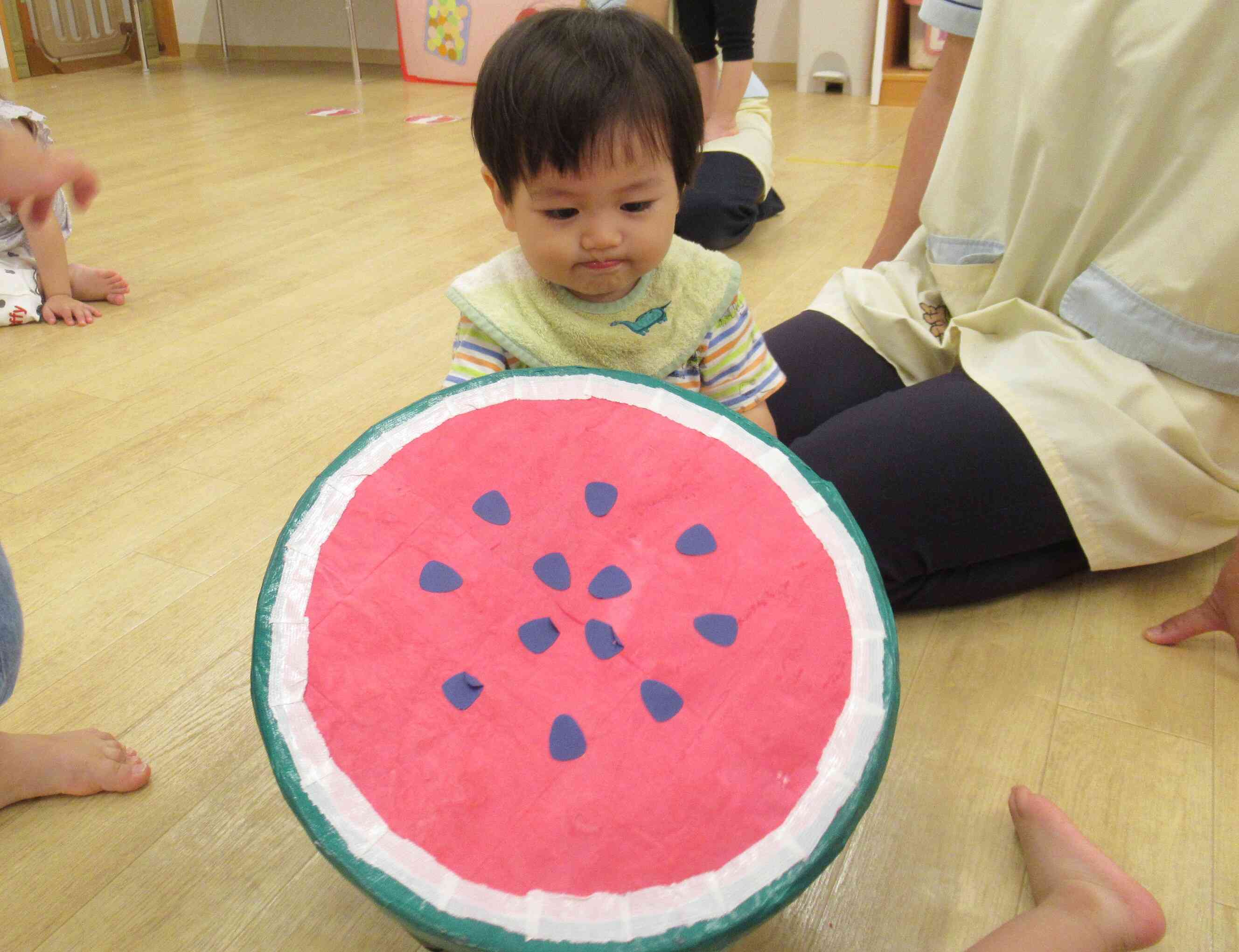 夏まつりごっこ楽しいな