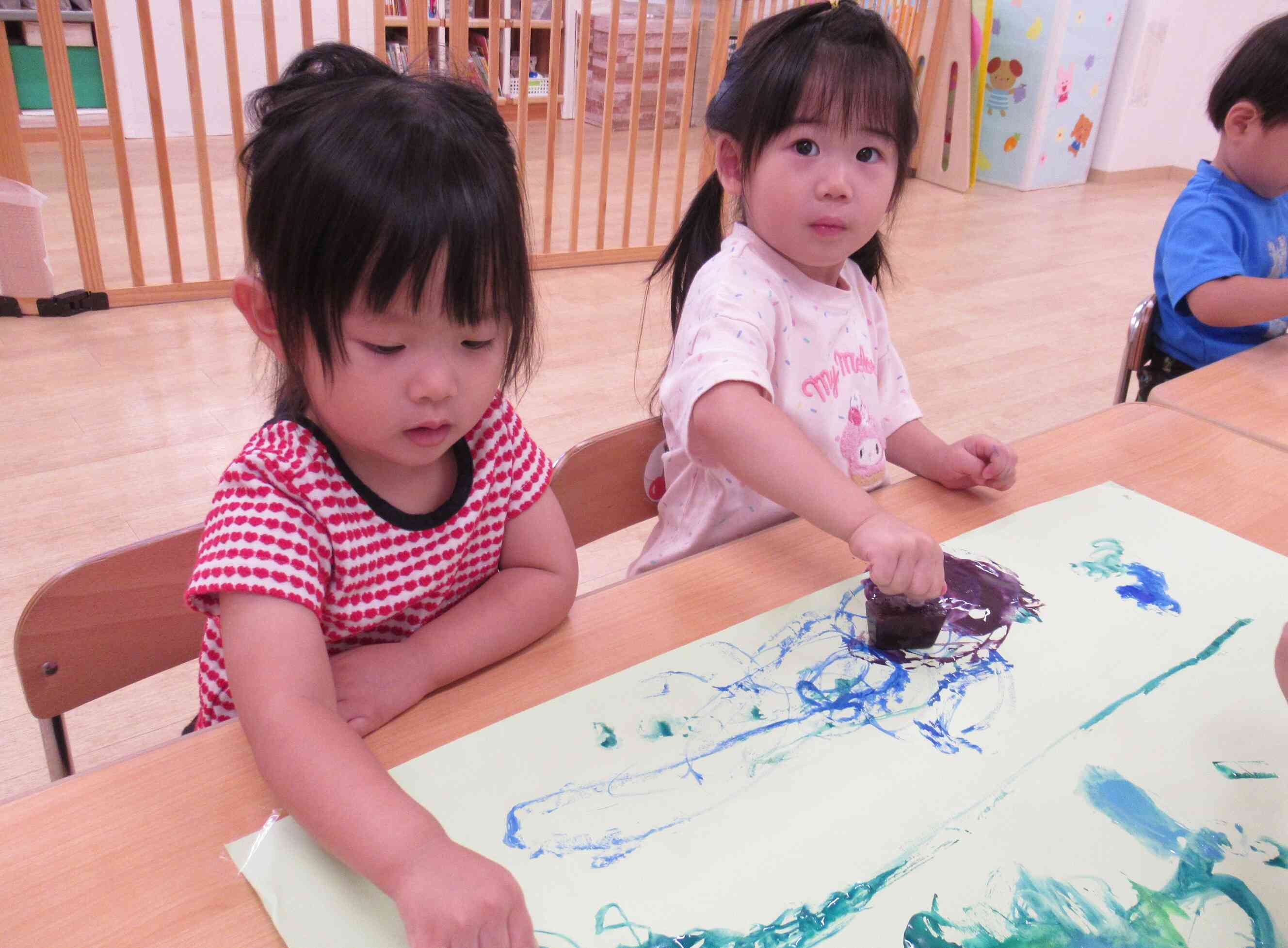 ～夏の遊び～色々な感触面白いな～