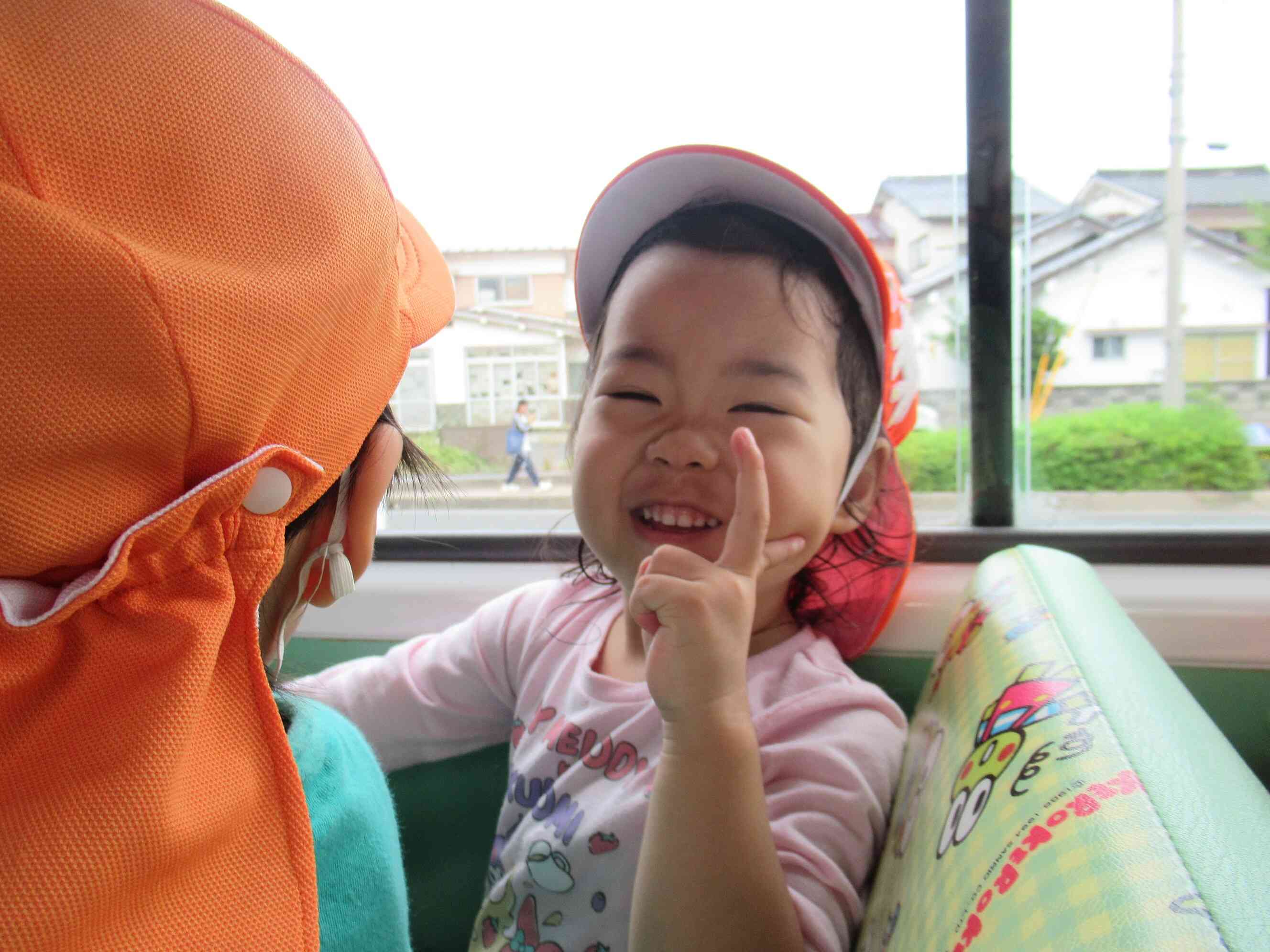 今日もたくさん遊んで楽しかった~!と大満足です。