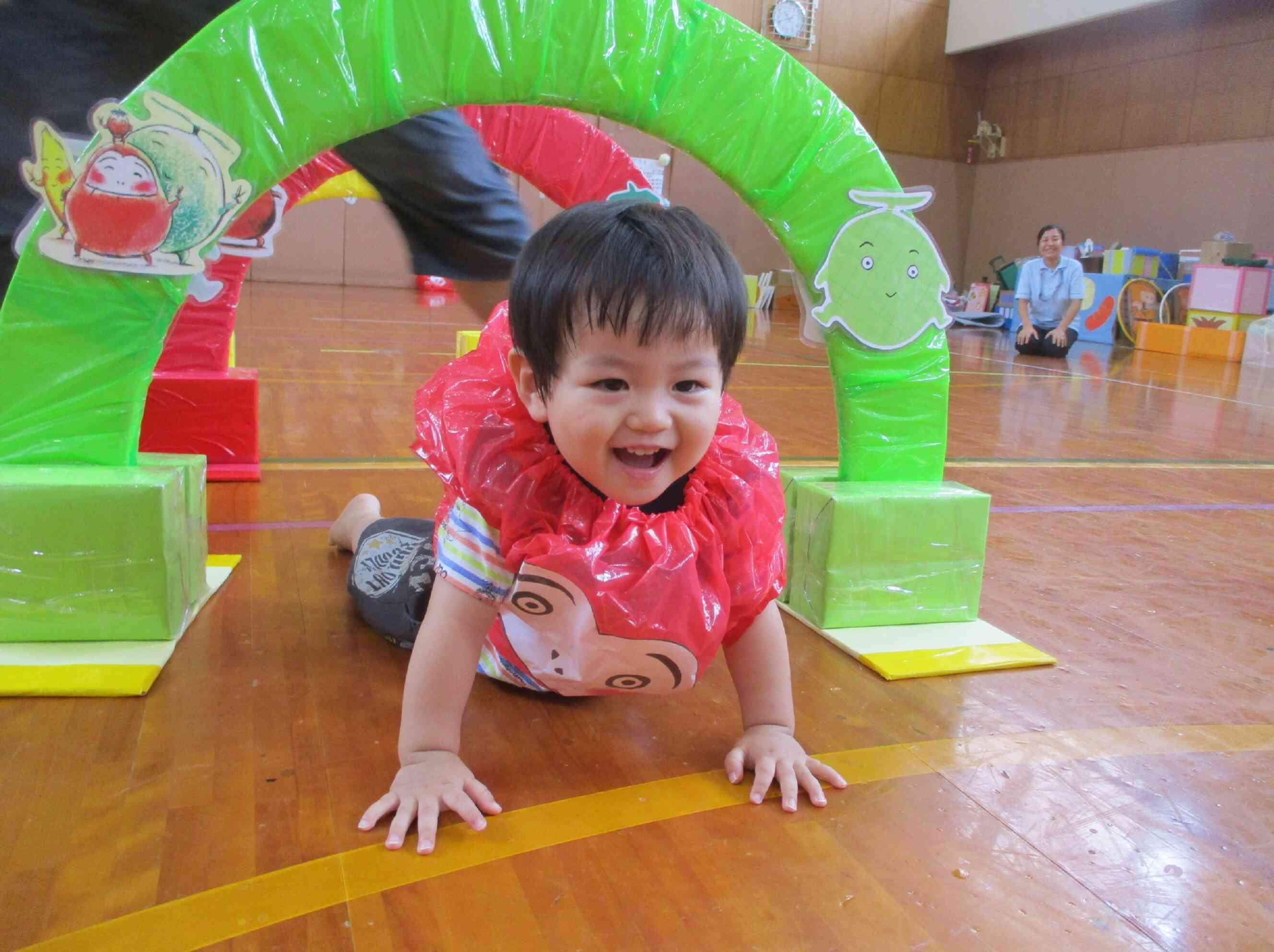あひる組親子競技 「だるまさんとよーいどん」