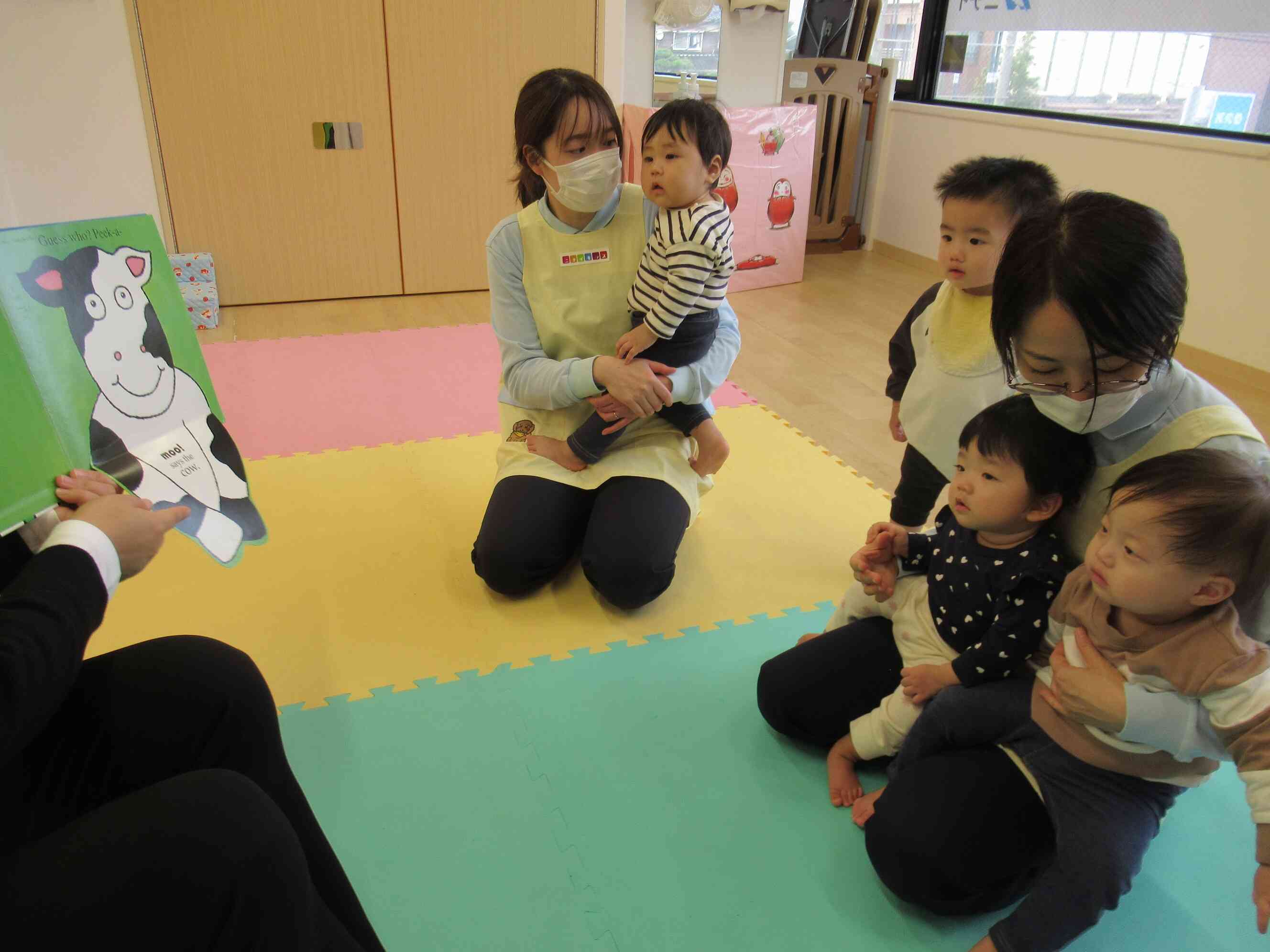 ひよこ組さんも“Hello!”