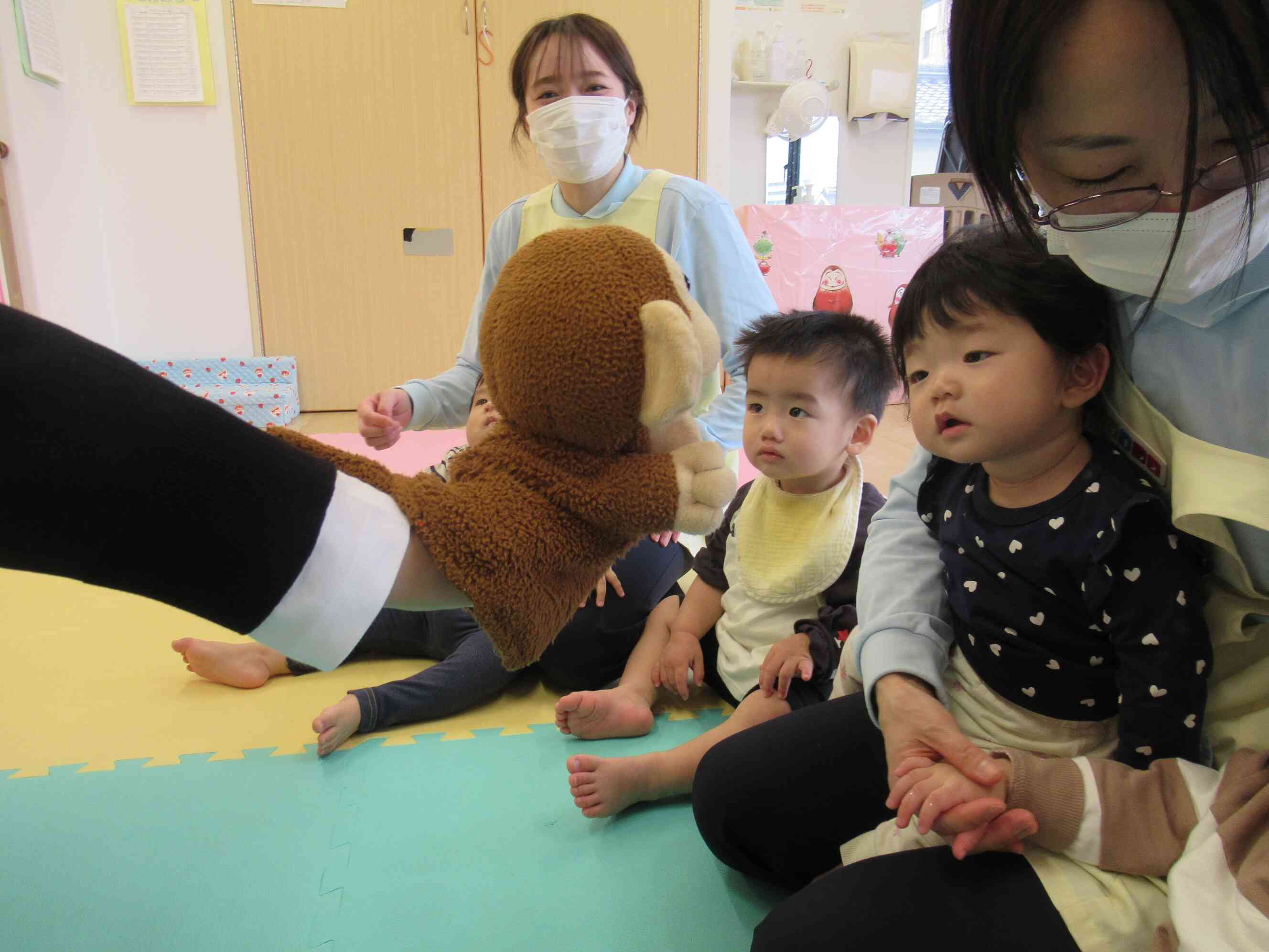 Kちゃんはモンタと初対面でした！