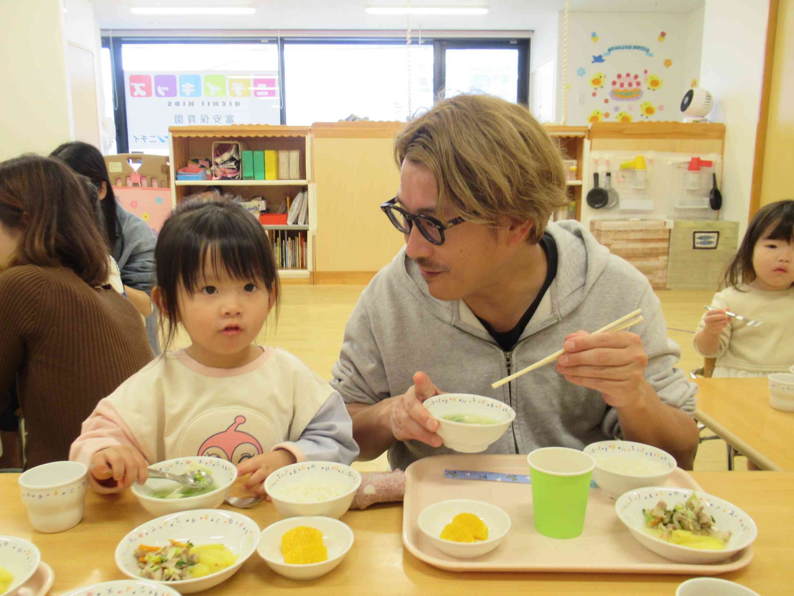 みんなでいただきます♪