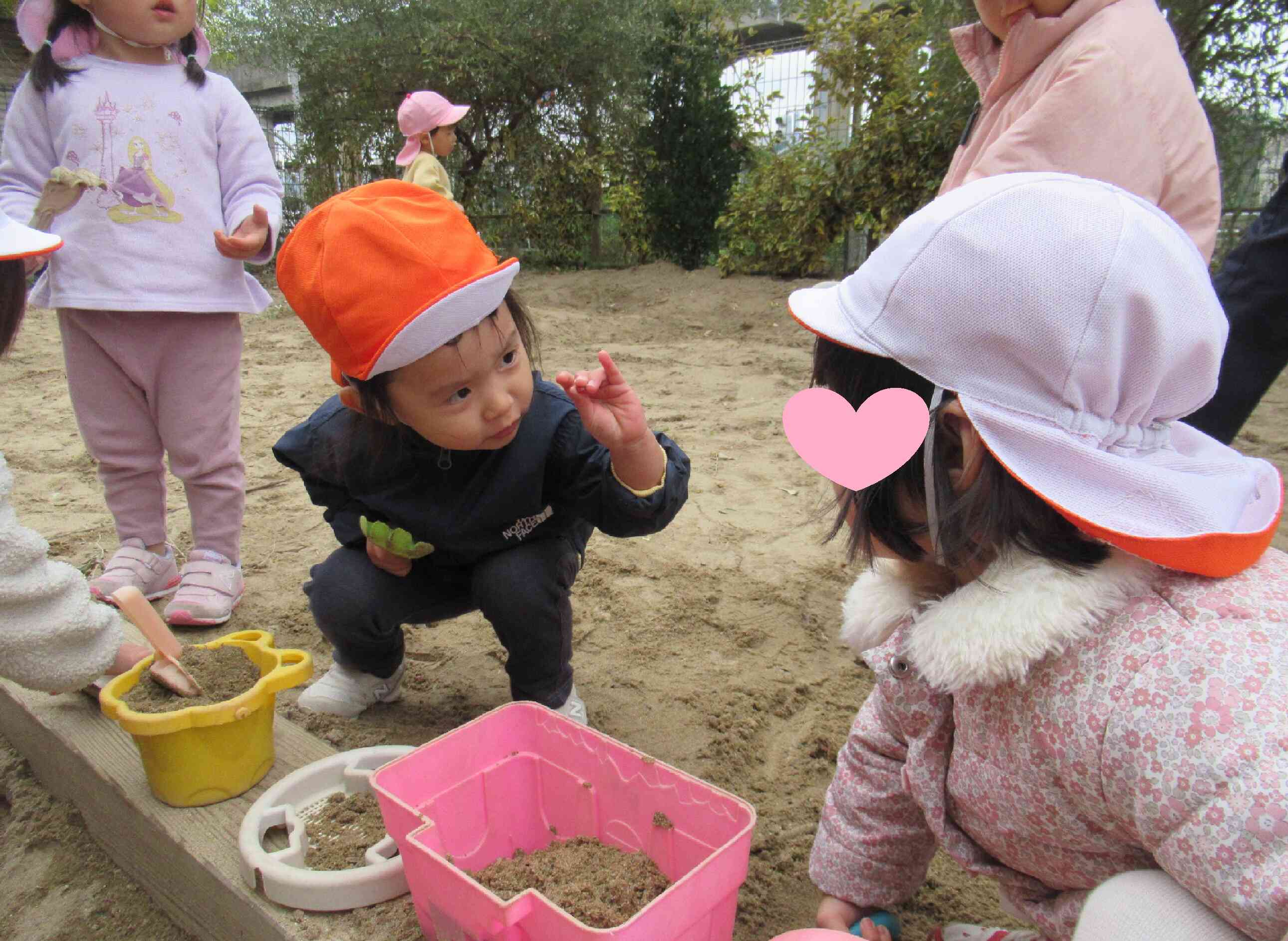 たくさんの友だちと遊んだよ