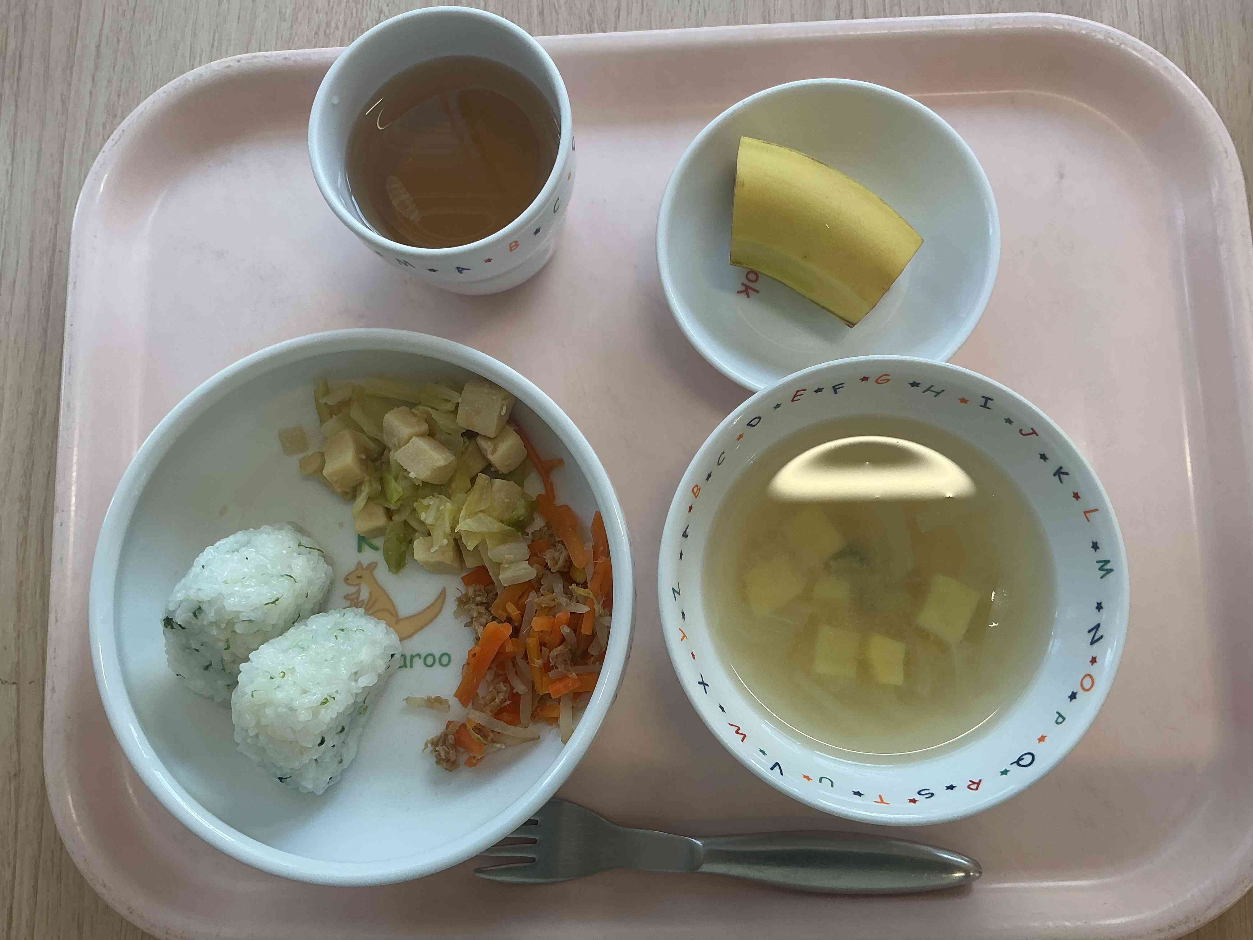 1月7日の給食（七草の日メニュー）