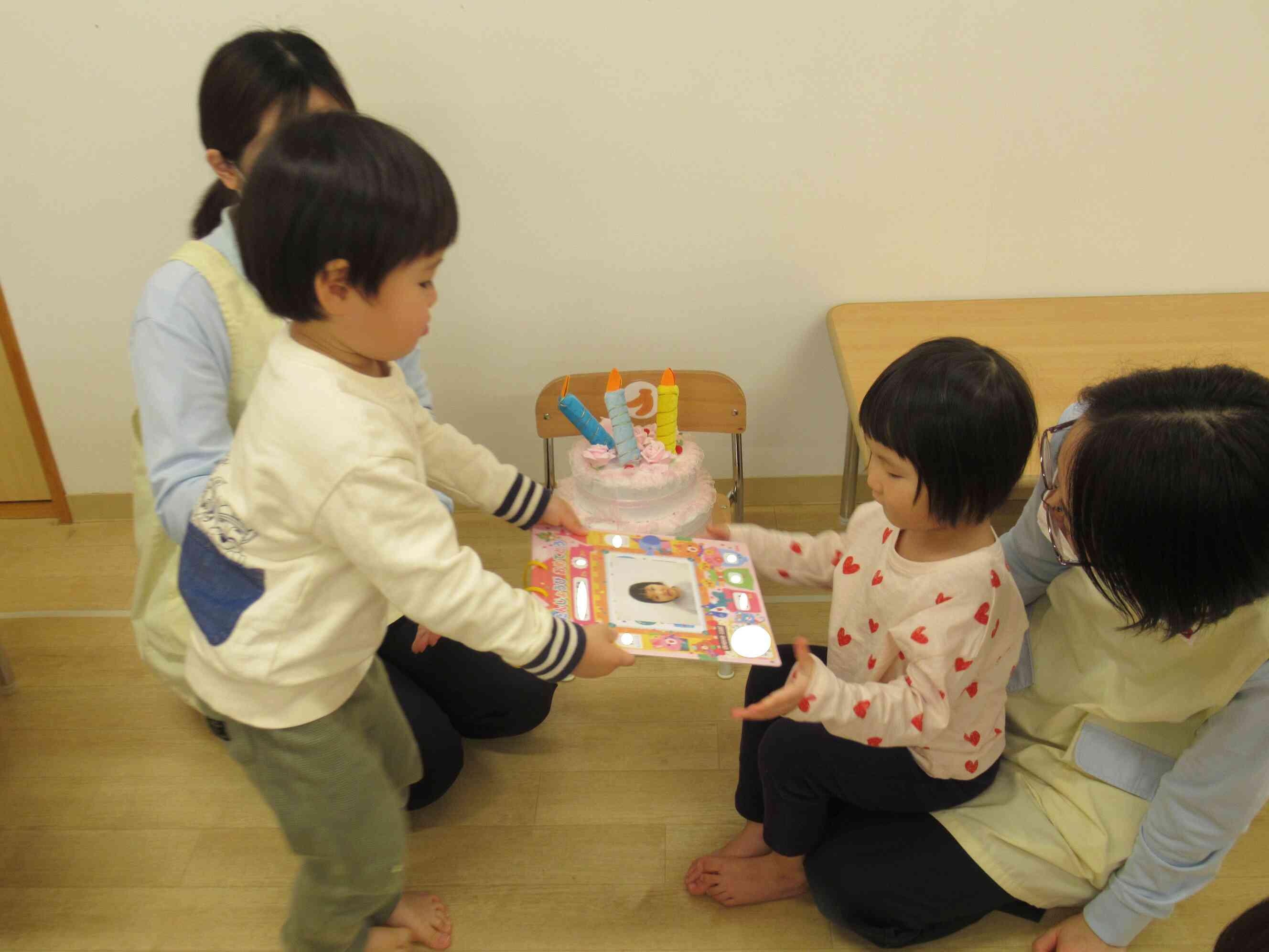 「おめでとう！」「ありがとう」