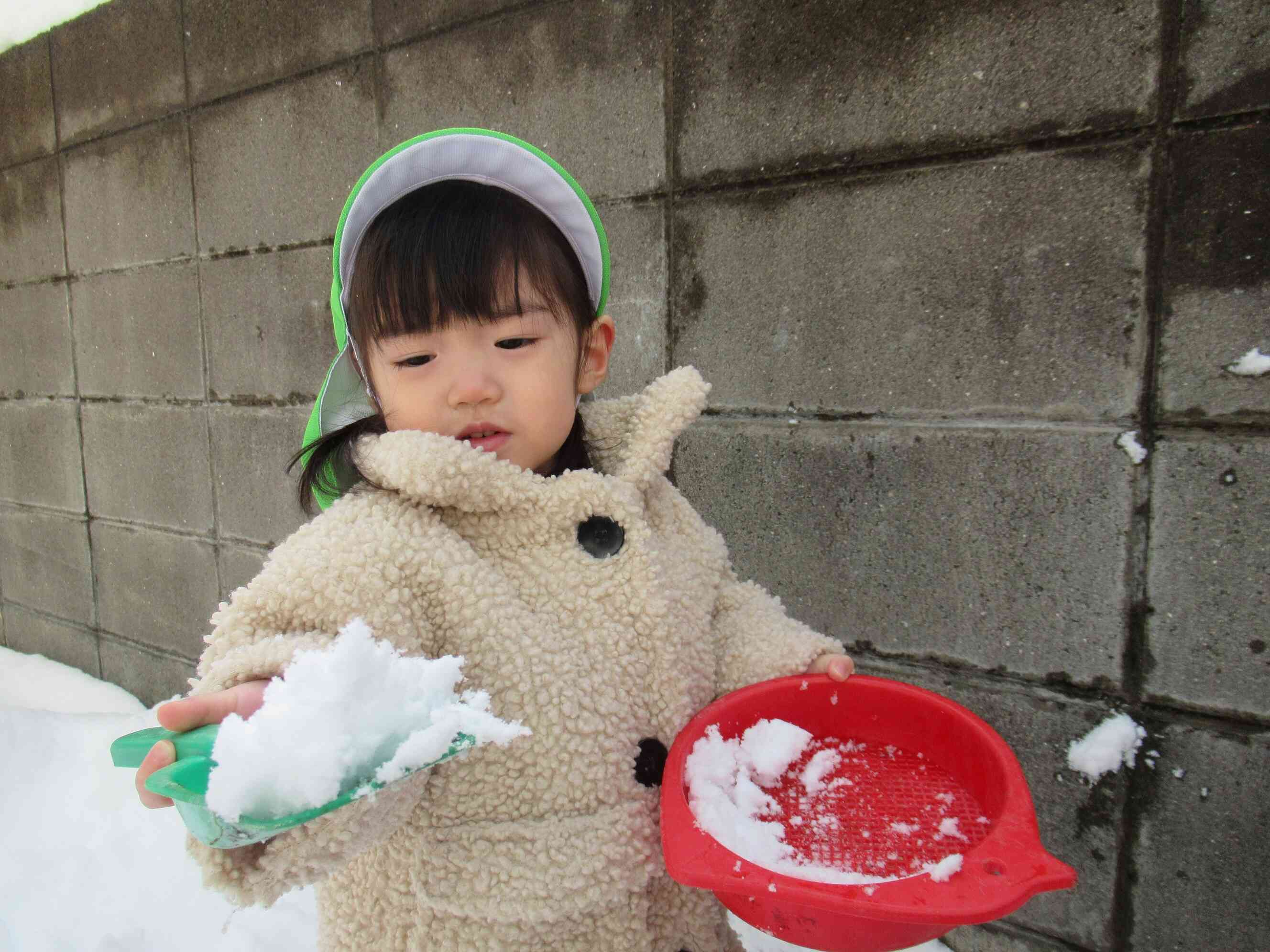 ～雪遊びをしたよ♪～
