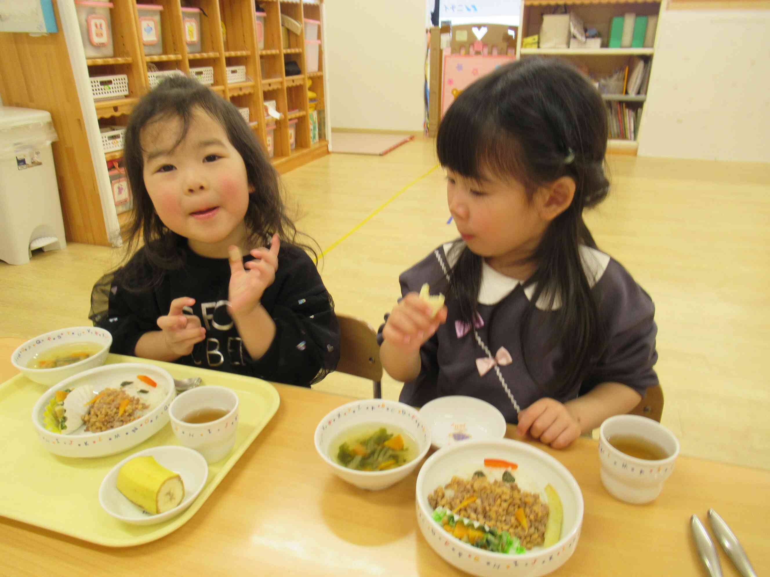 おにさん給食おいしそう