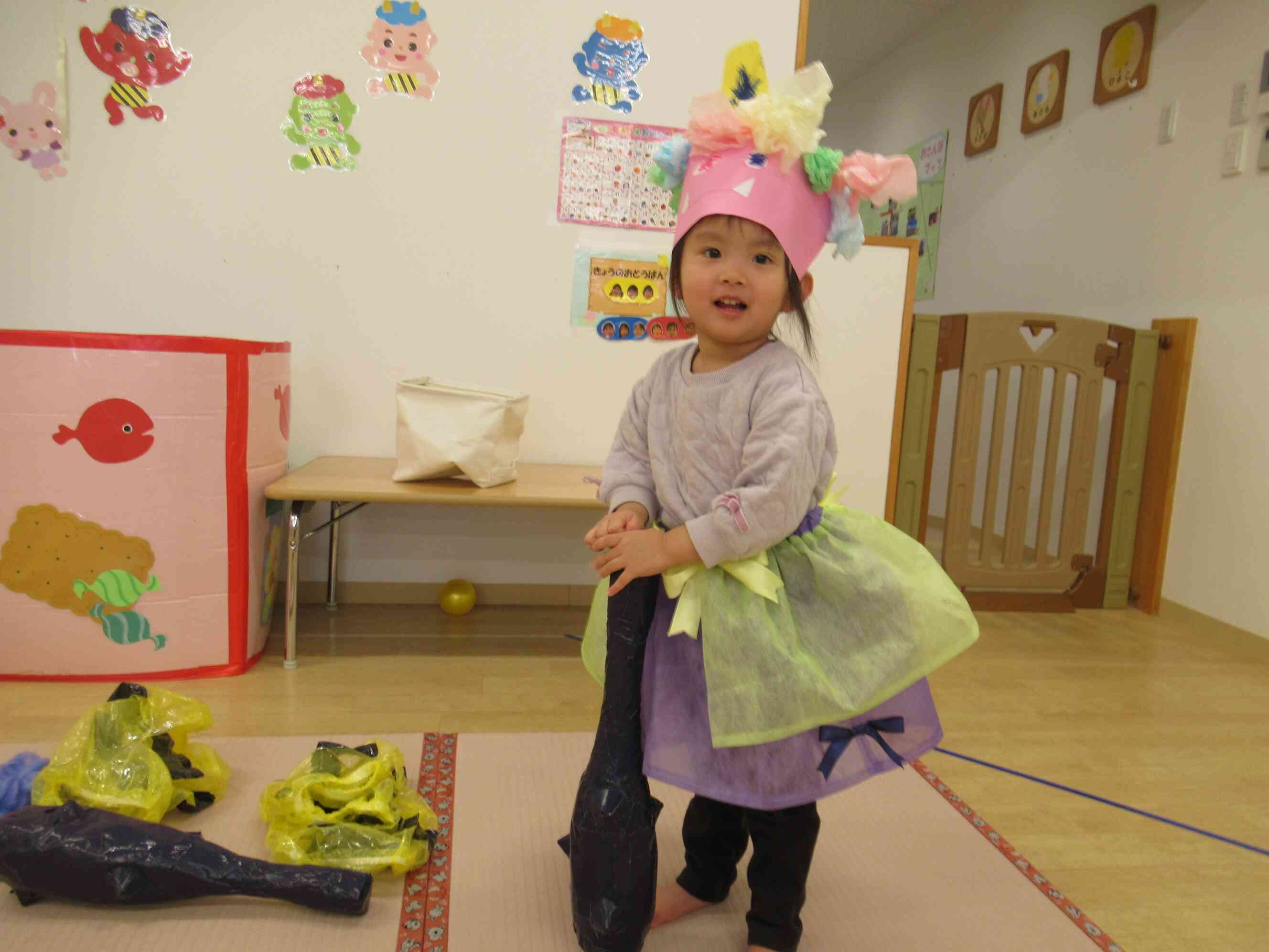 おにさんのスカートも可愛いでしょ？