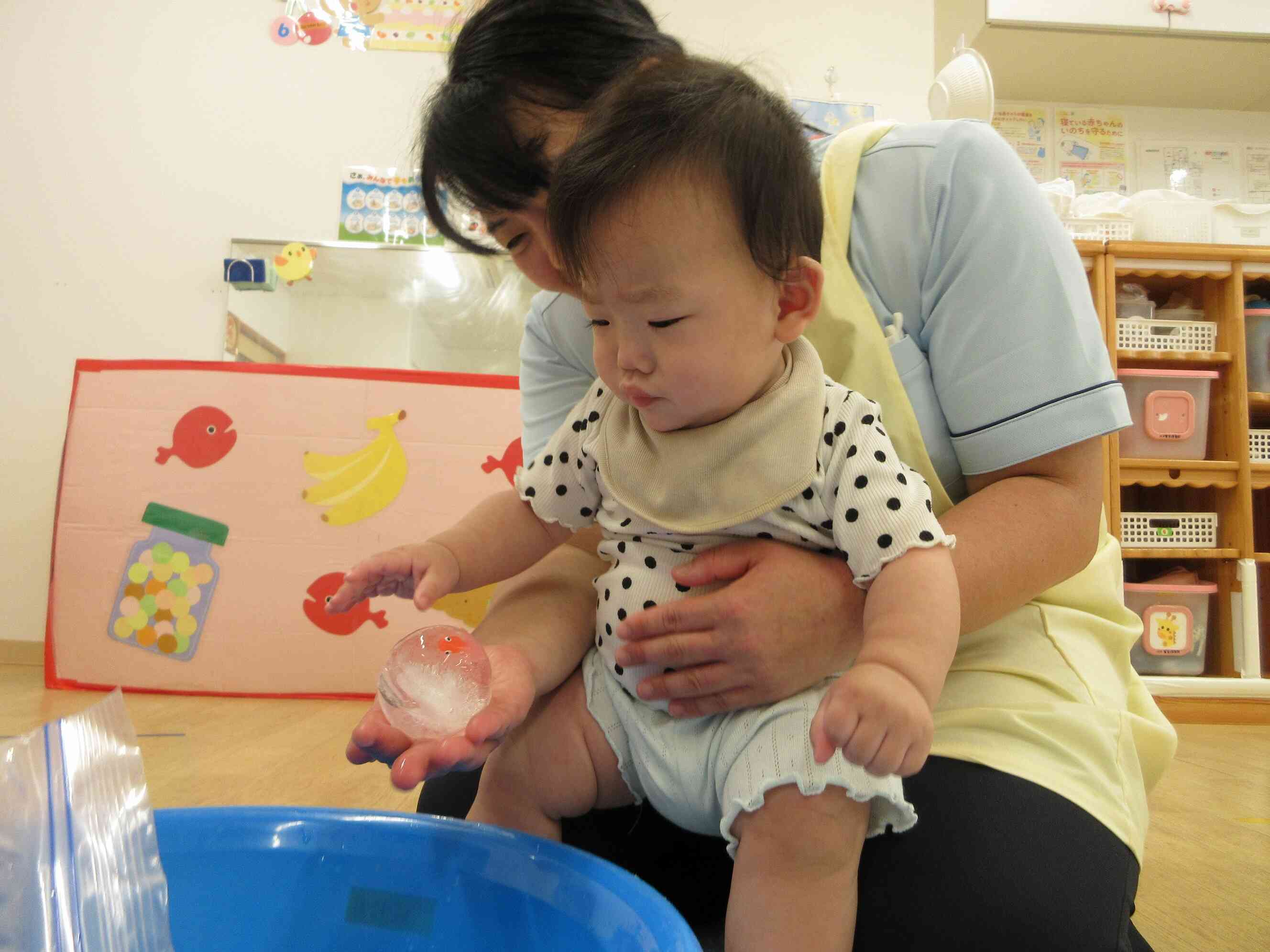 氷であそんだよ！