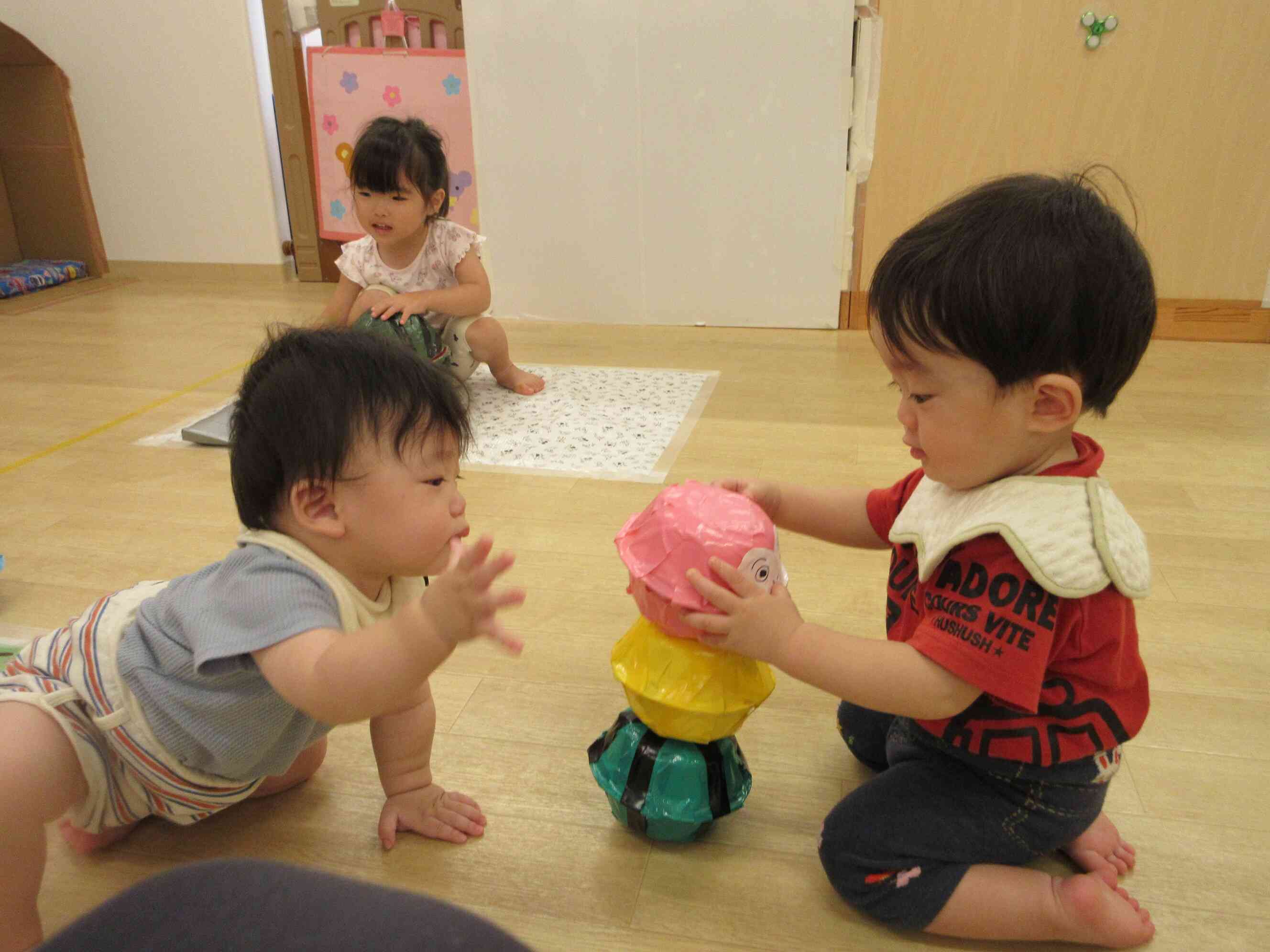 もうすぐ夏まつり！たのしみだね。
