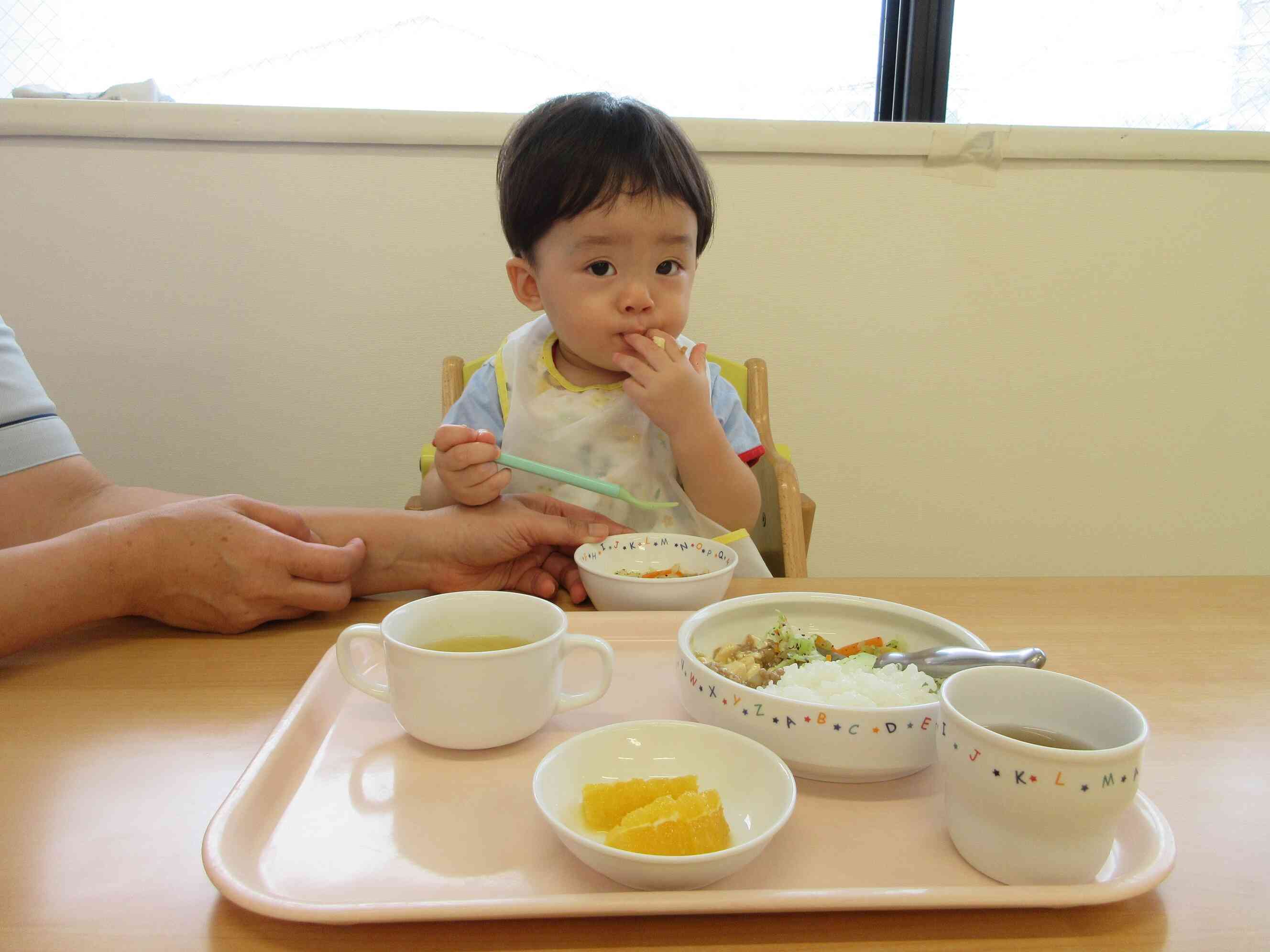 給食おいしいね♡
