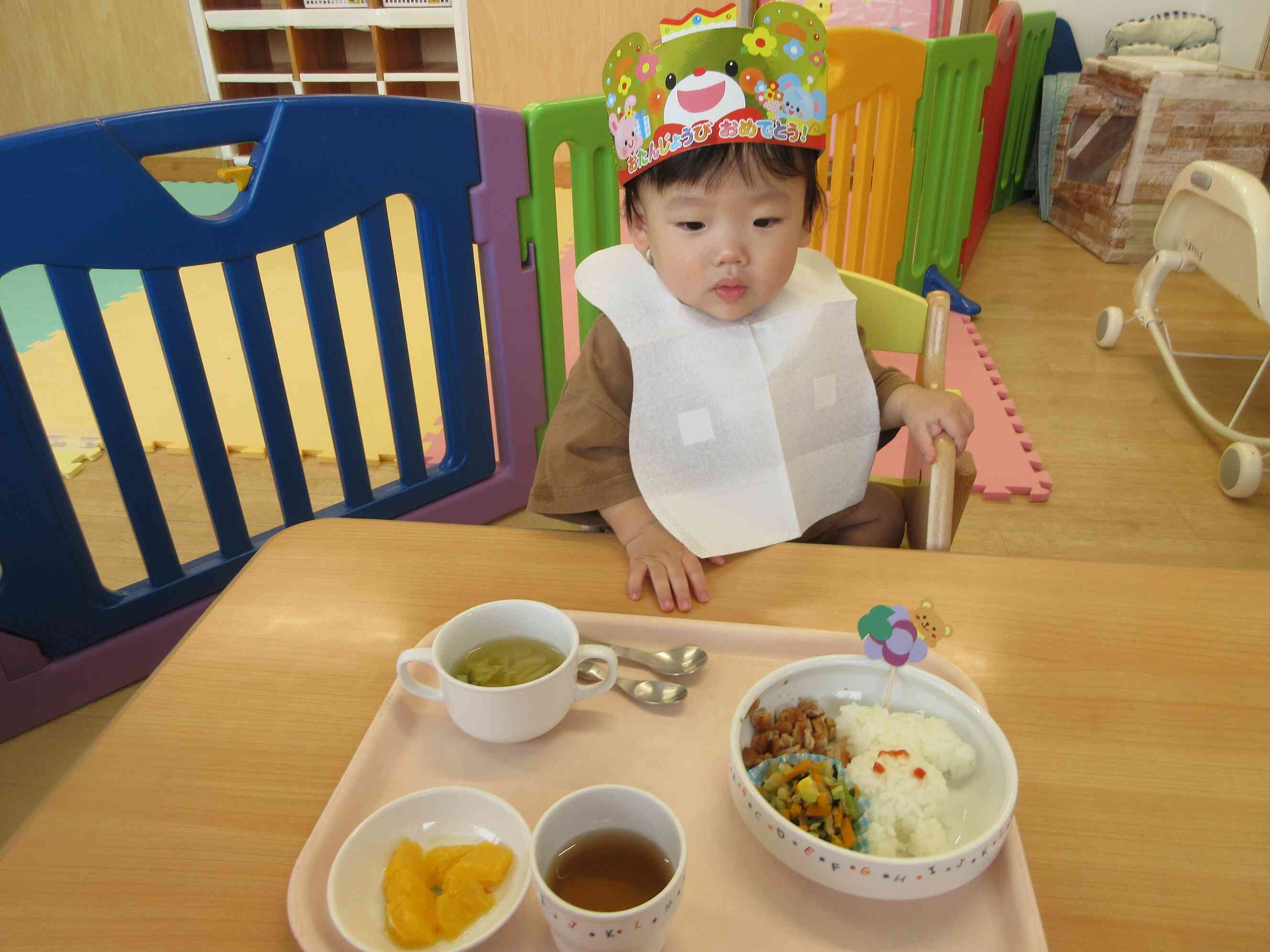 ９月生まれのお友だちのお祝いをしました！