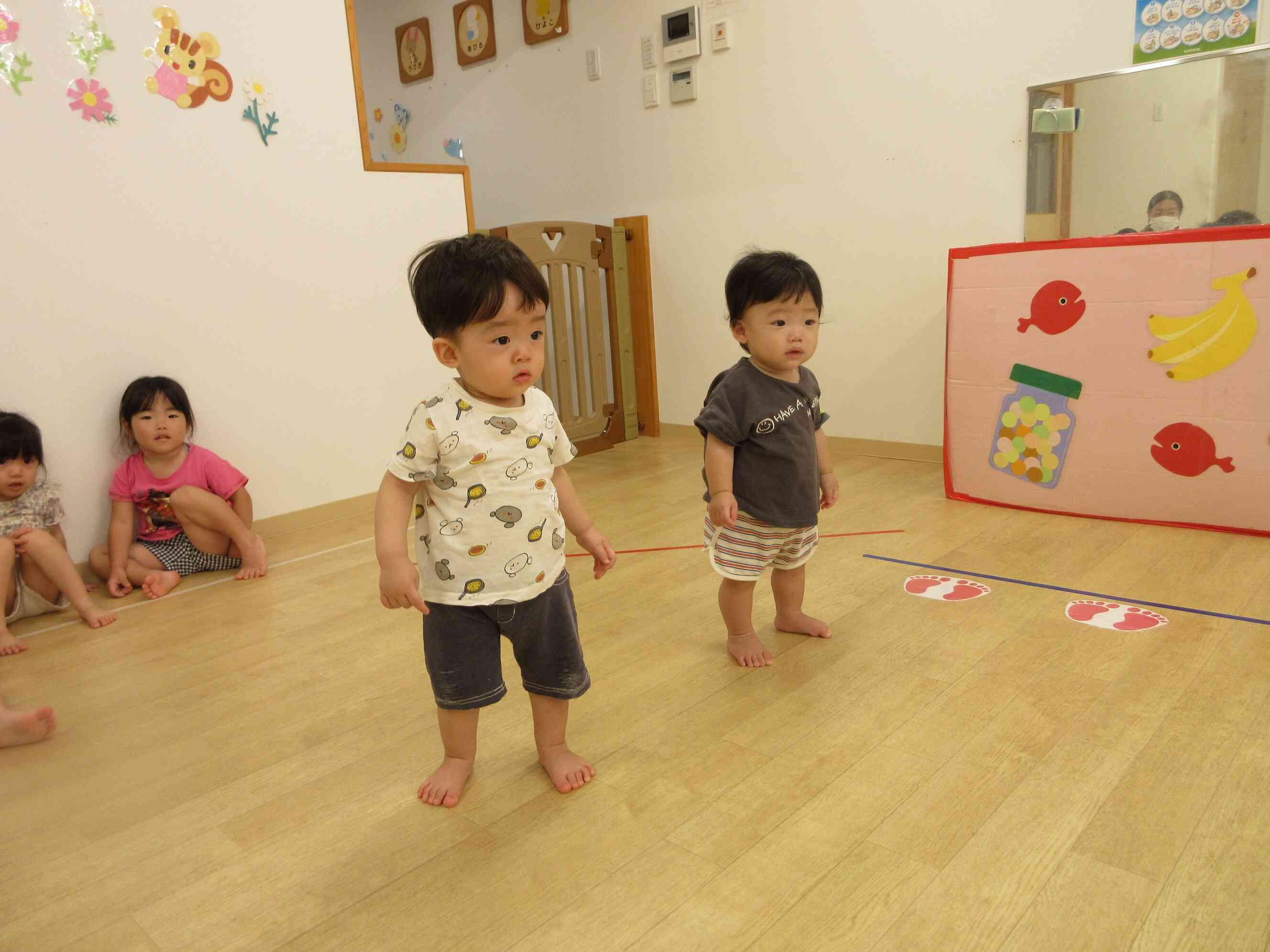 運動会練習が始まったよ。