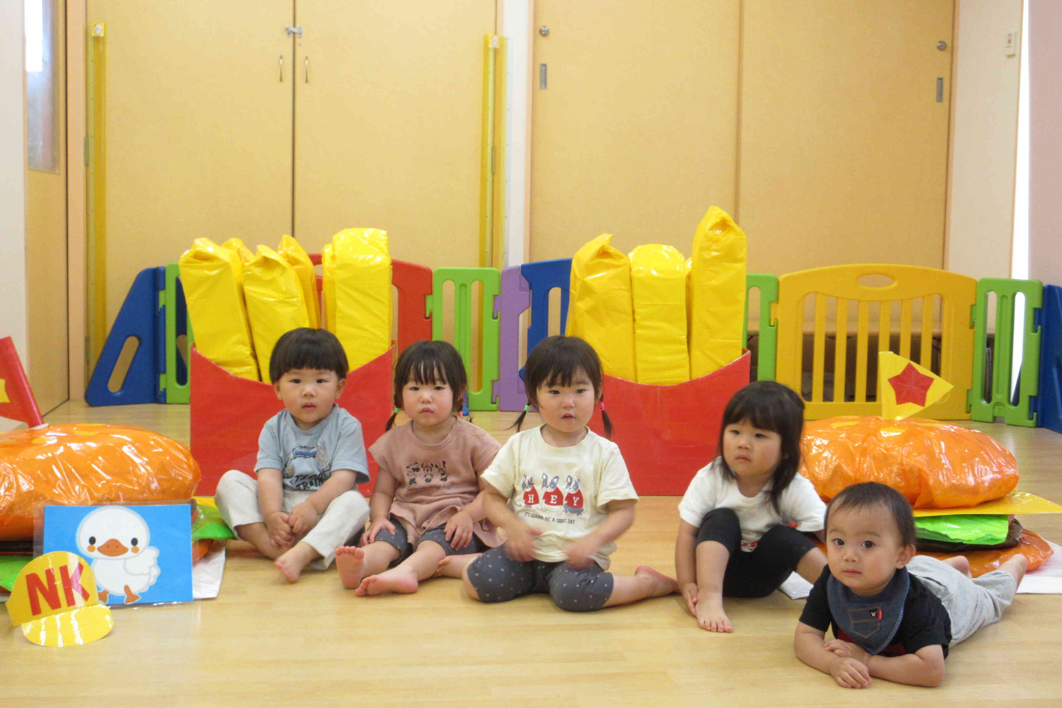 あひる組さんの集合写真