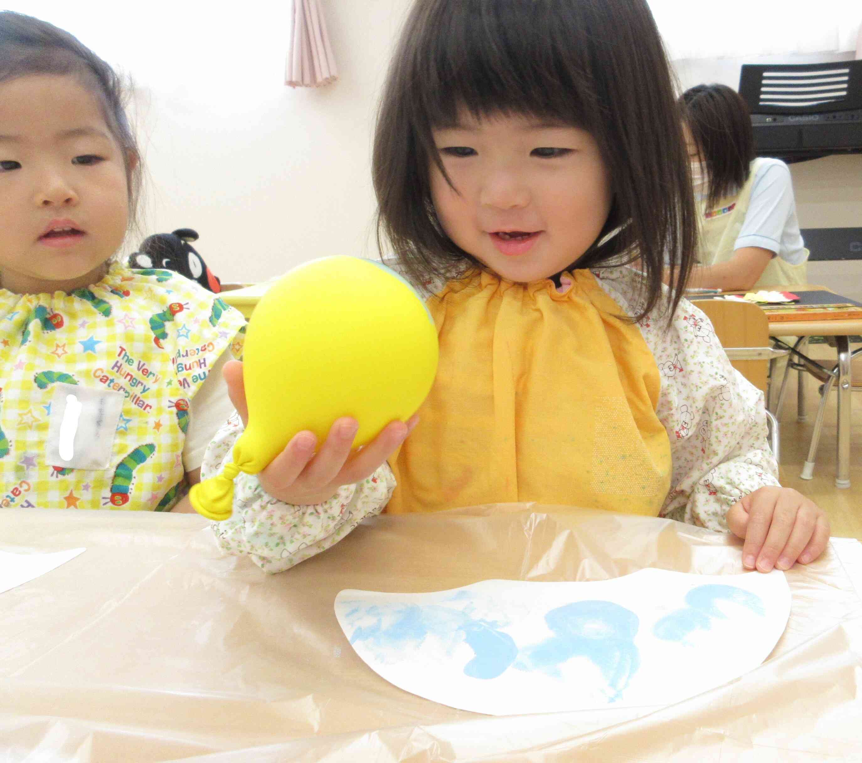 風船スタンプ面白いね~!