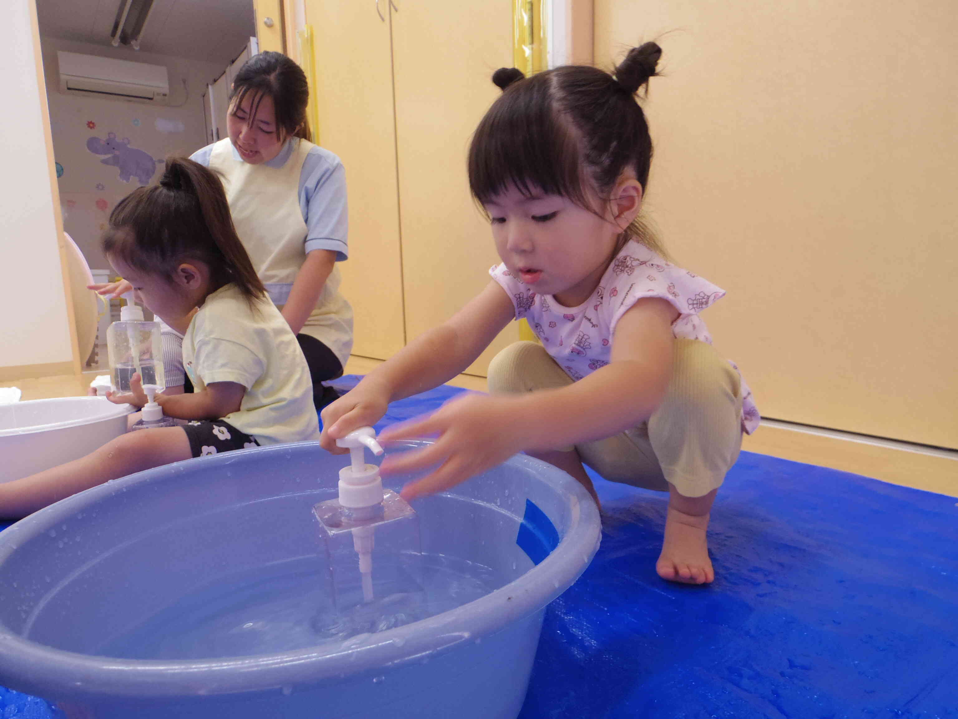 暑い日でも元気いっぱいの子ども達！