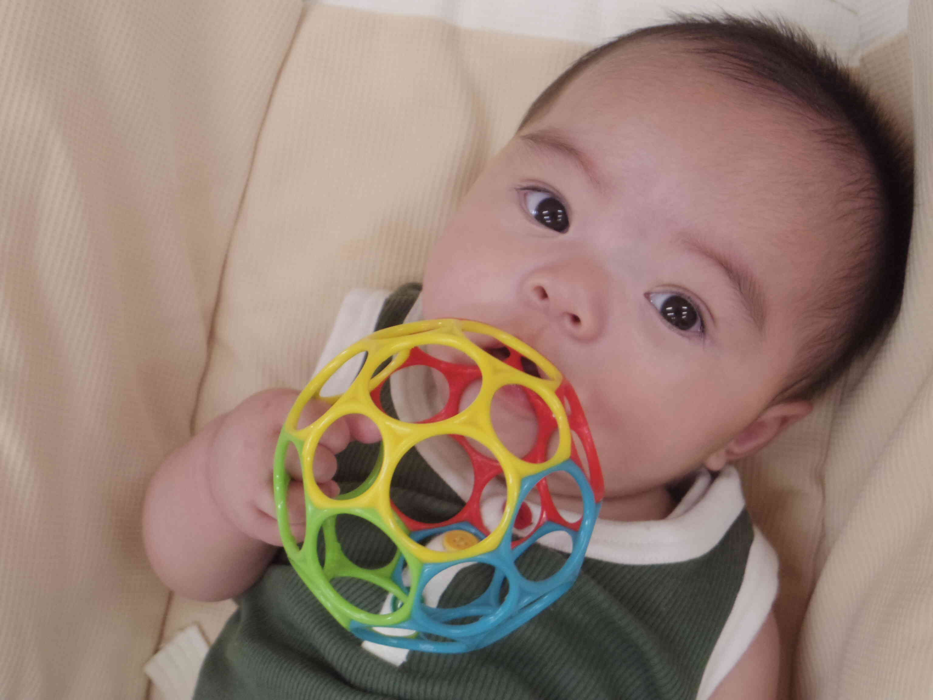 前よりしっかり持てるようになったよ