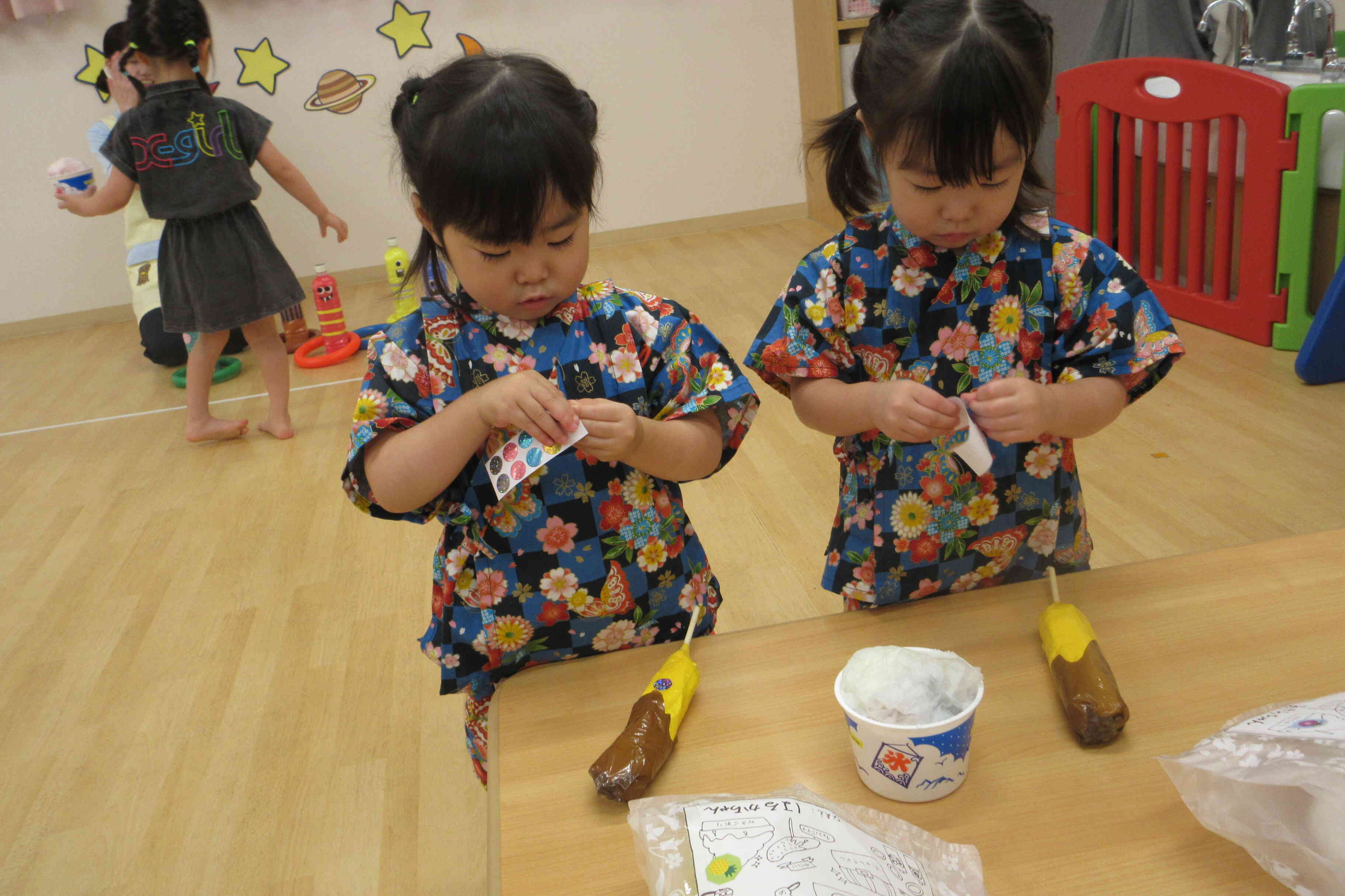 チョコバナナ作り！