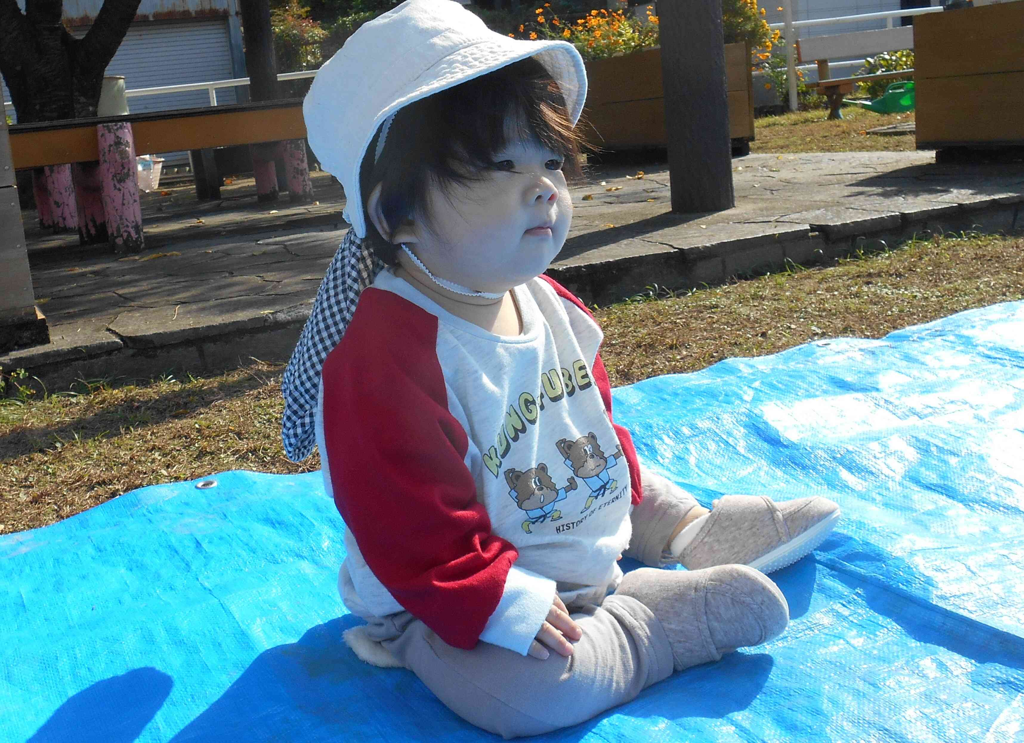 日差しがあったかいね