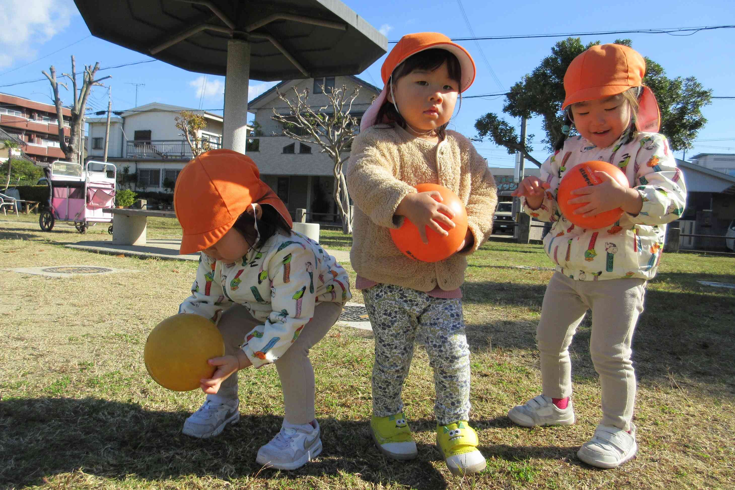 みんなでボール遊び
